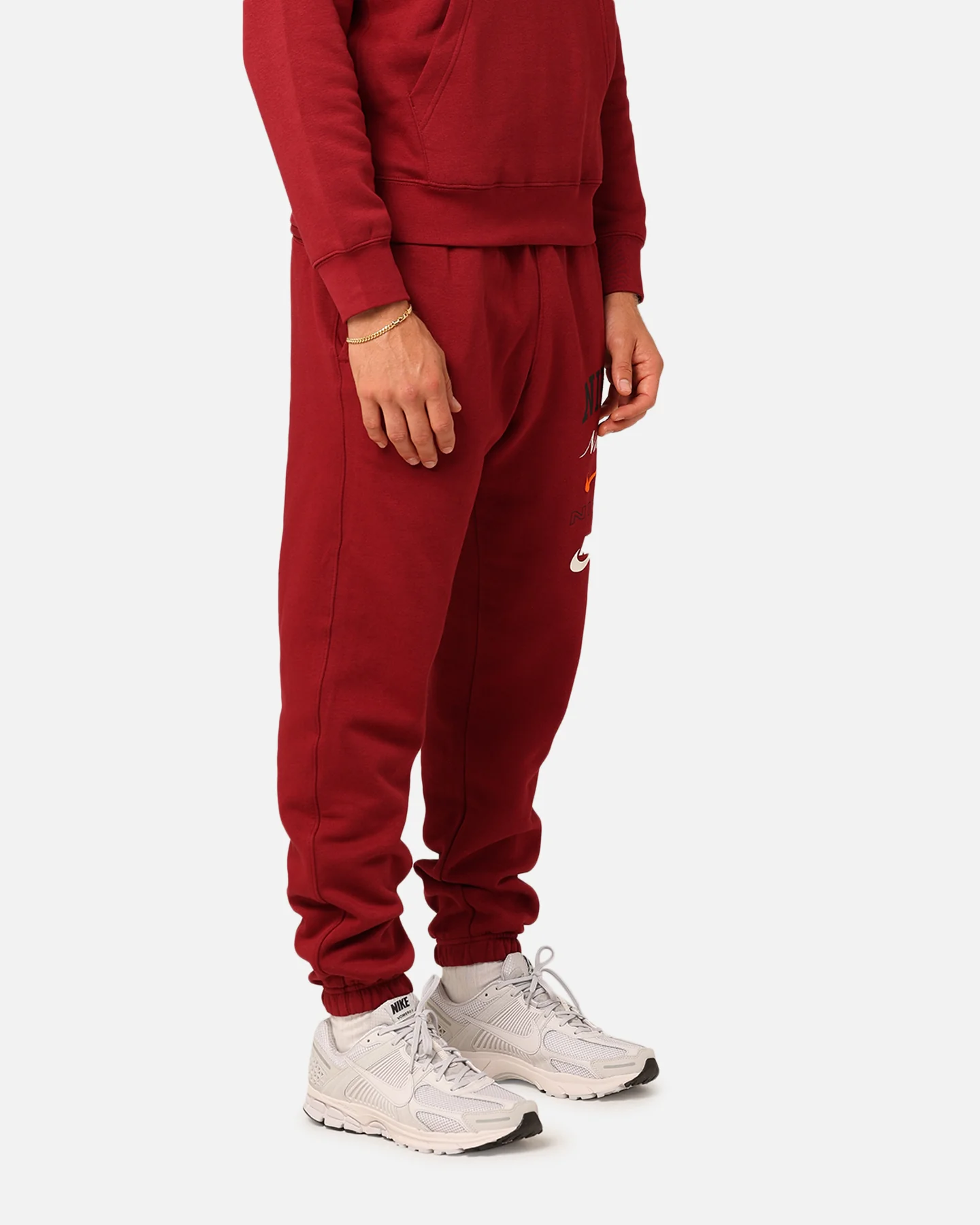 Nike Club Fleece Pants Team Red/Sail - Image 5
