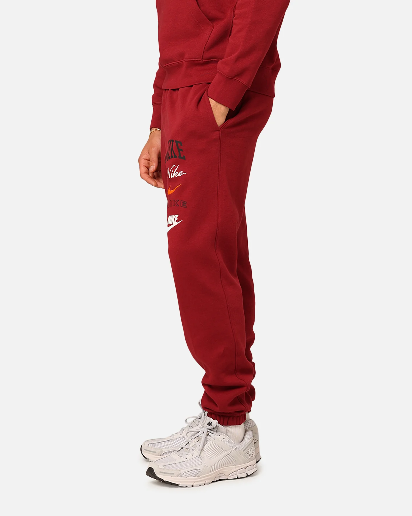 Nike Club Fleece Pants Team Red/Sail - Image 6