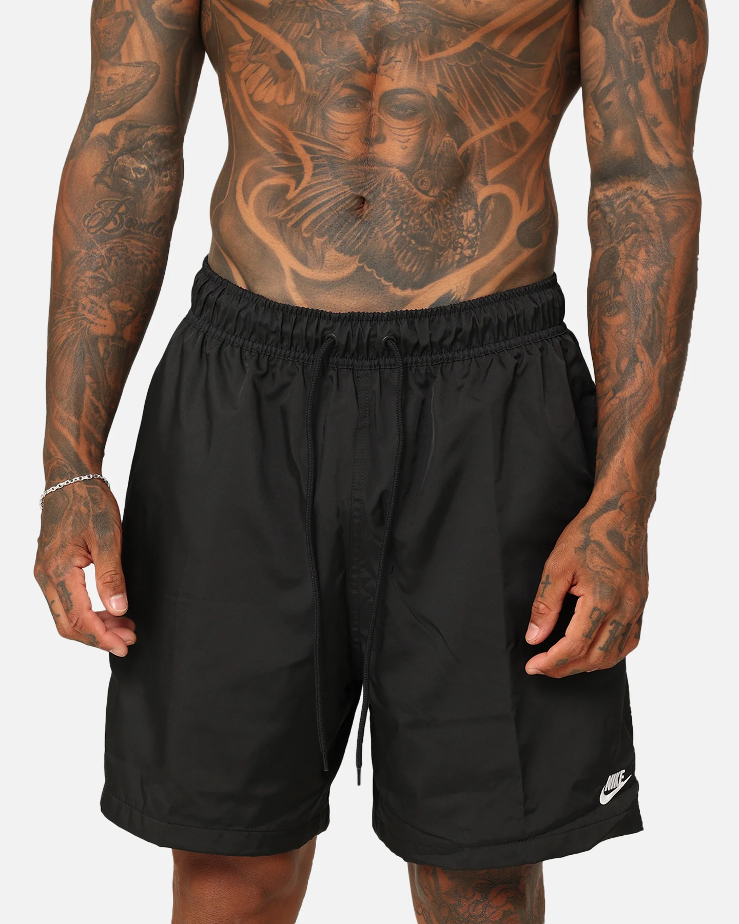 Nike Club Flow Shorts Black/White - Image 7