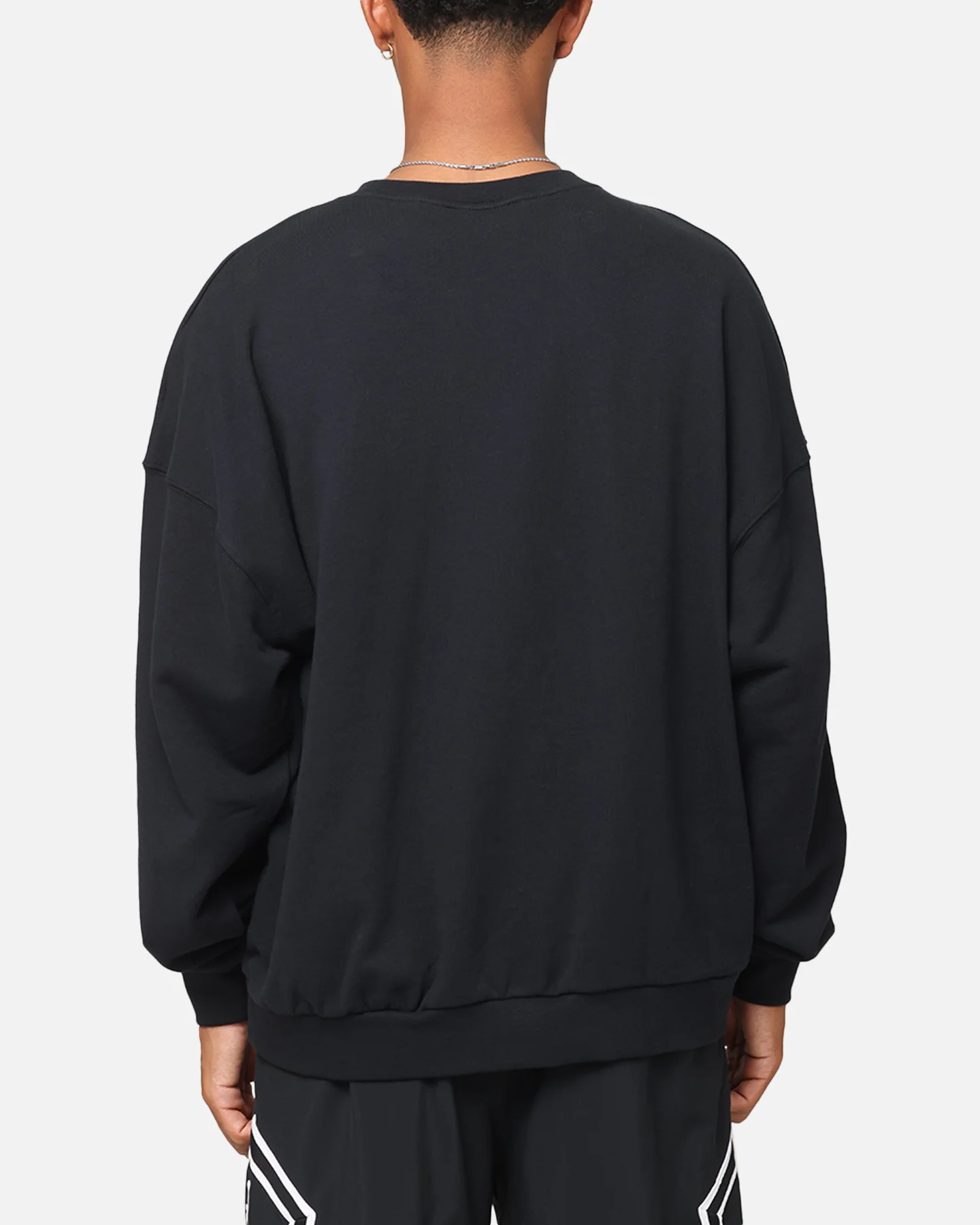 Nike Club Oversized Crewneck Sweatshirt Black/Pink - Image 3