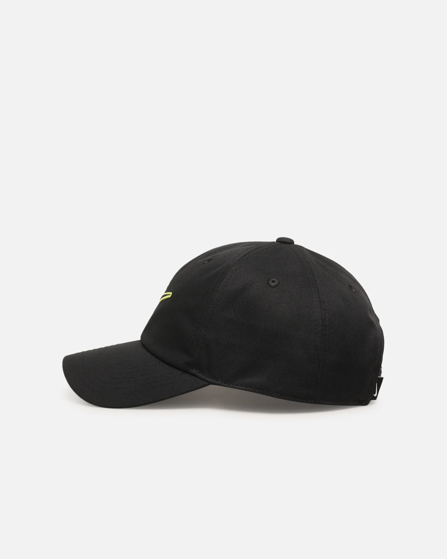 Nike Club Unstructured Swoosh Strapback Cap Black/Green - Image 4