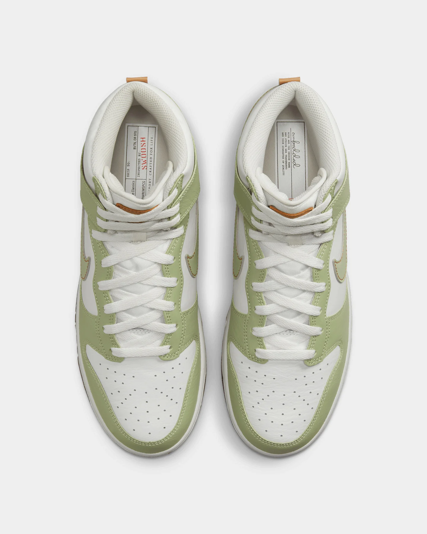 Nike Dunk High Retro SE "Inspected By Swoosh" Honeydew - Image 7
