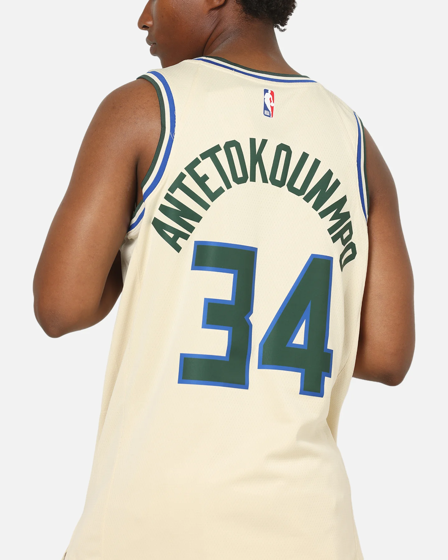 Nike Giannis Antetokounmpo Milwaukee Bucks #34 City Edition 2025/26 NBA Swingman Jersey Flat Opal/Green - Image 8