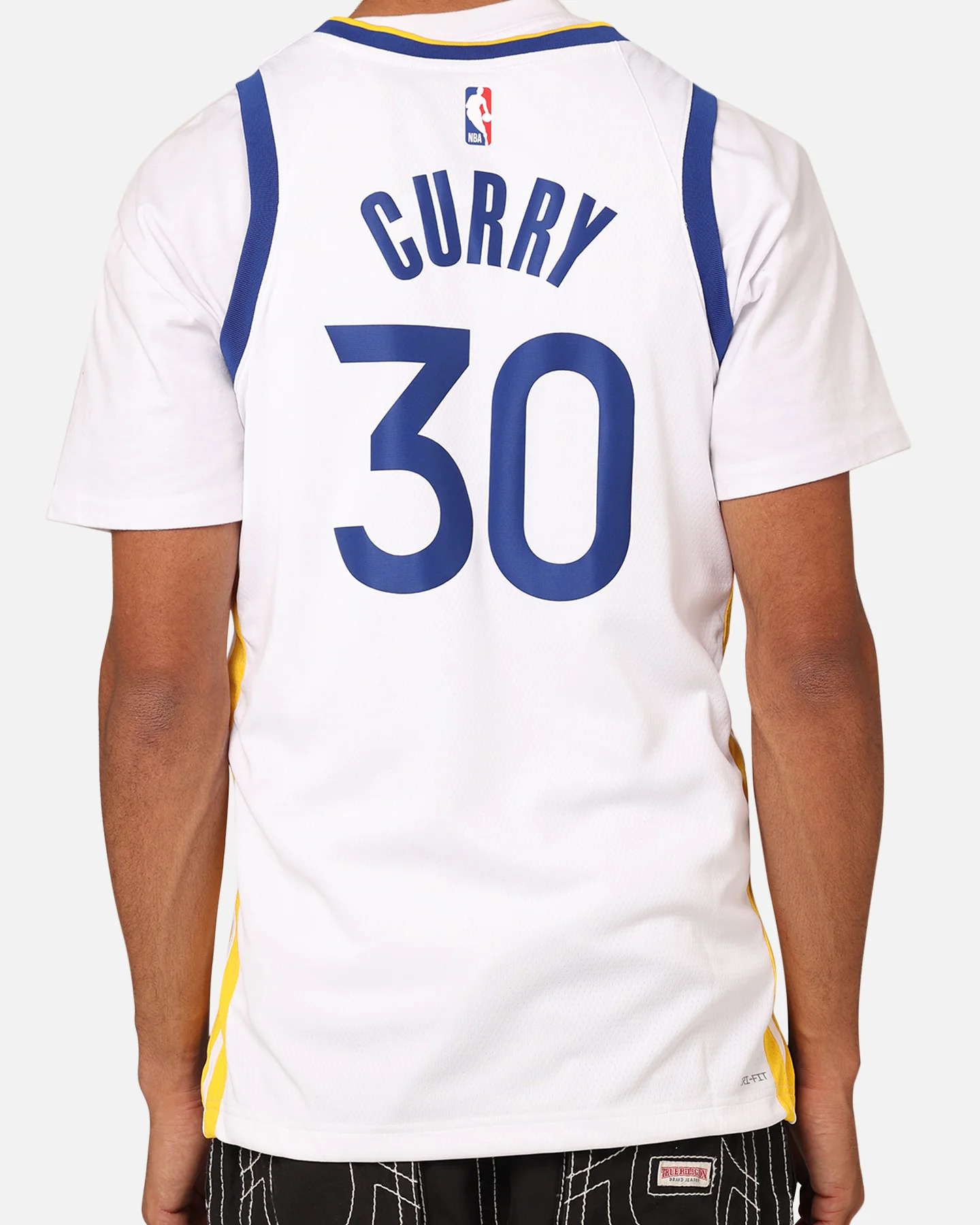 Nike Golden State Warriors Steph Curry Dri-FIT Swingman Jersey White - Image 5