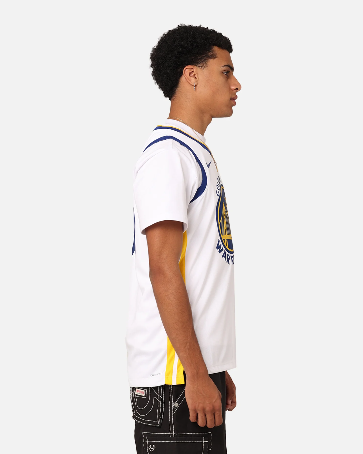 Nike Golden State Warriors Steph Curry Dri-FIT Swingman Jersey White - Image 6