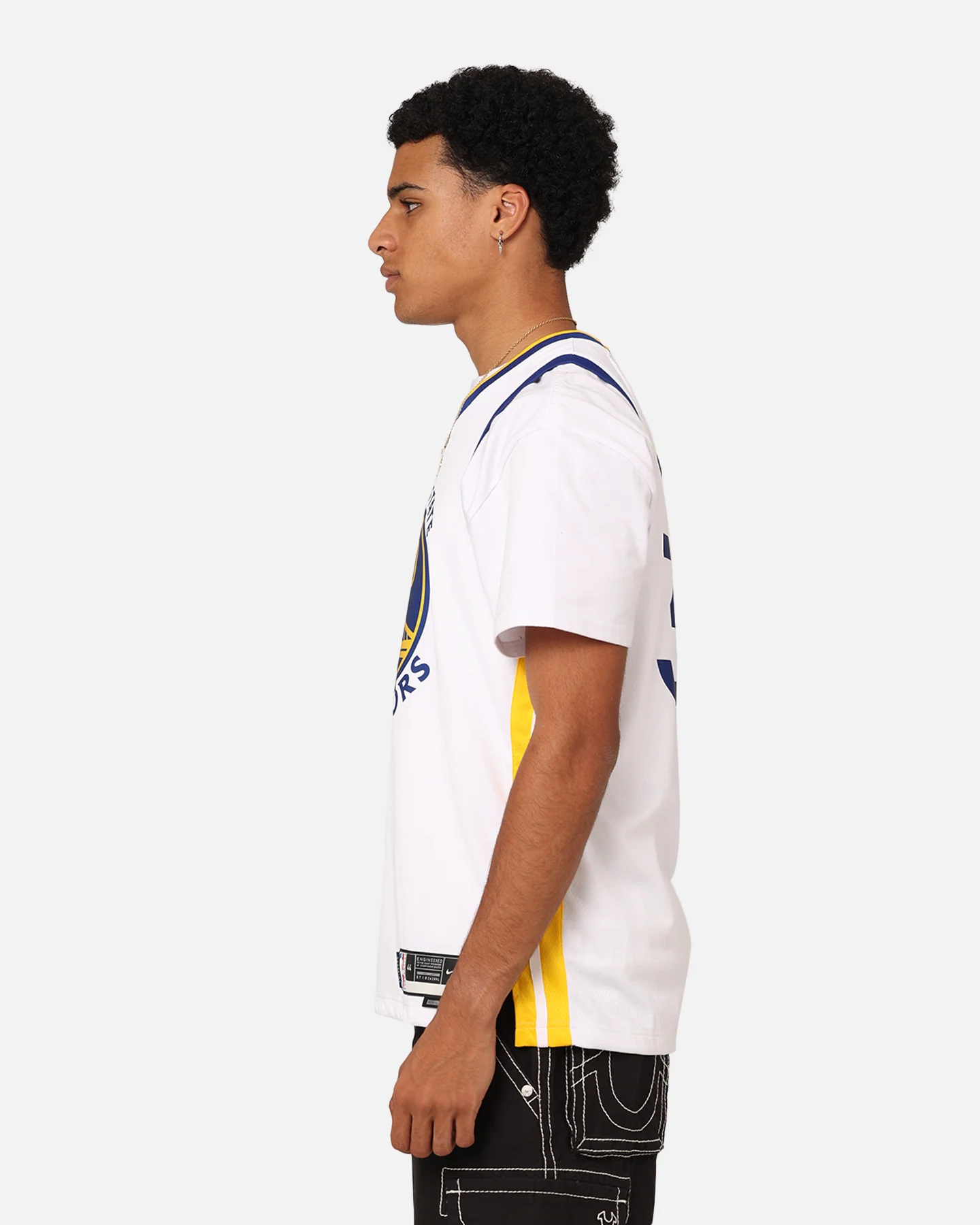 Nike Golden State Warriors Steph Curry Dri-FIT Swingman Jersey White - Image 7