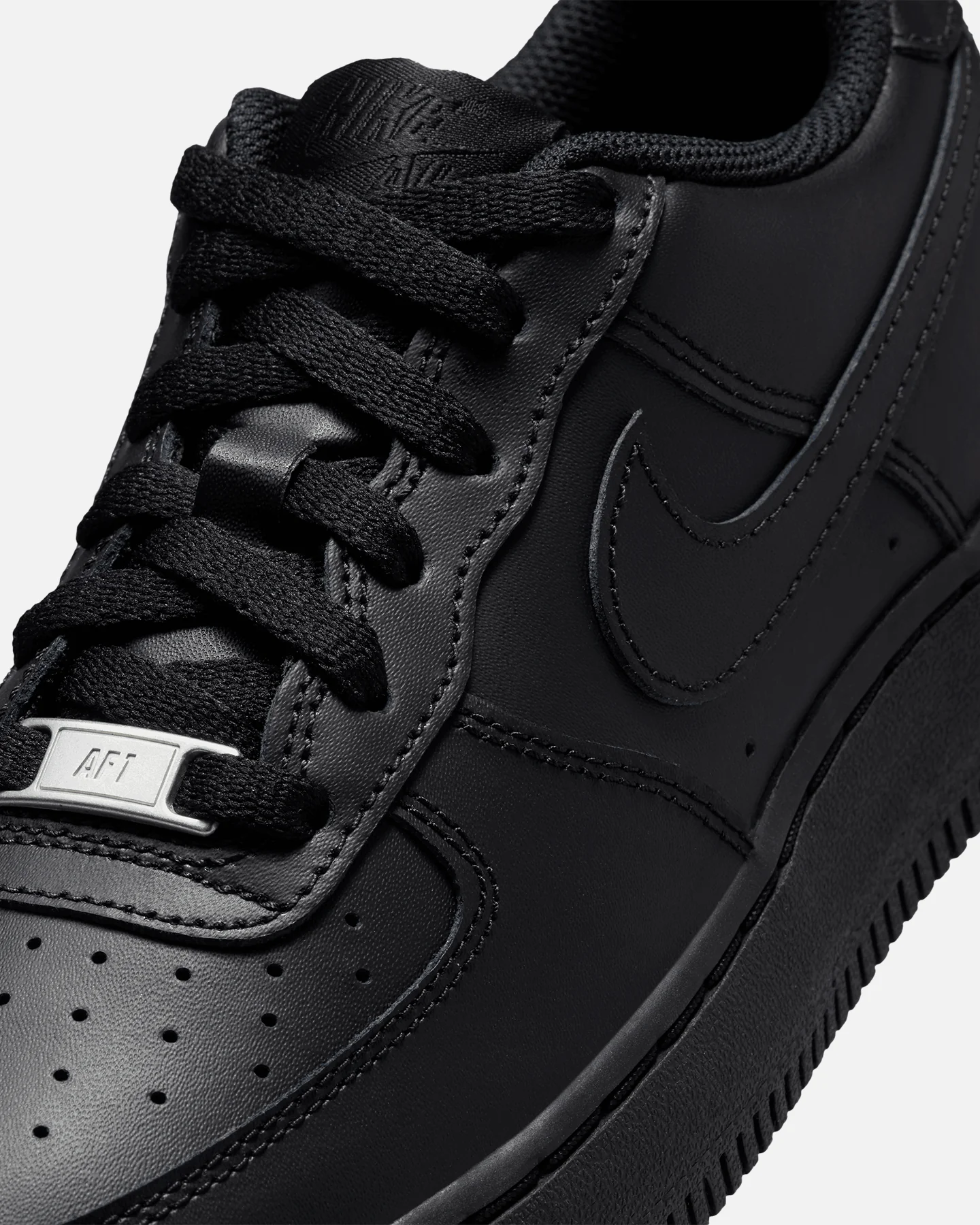 Nike Kids' Air Force 1 LE (GS) Black/Black - Image 6
