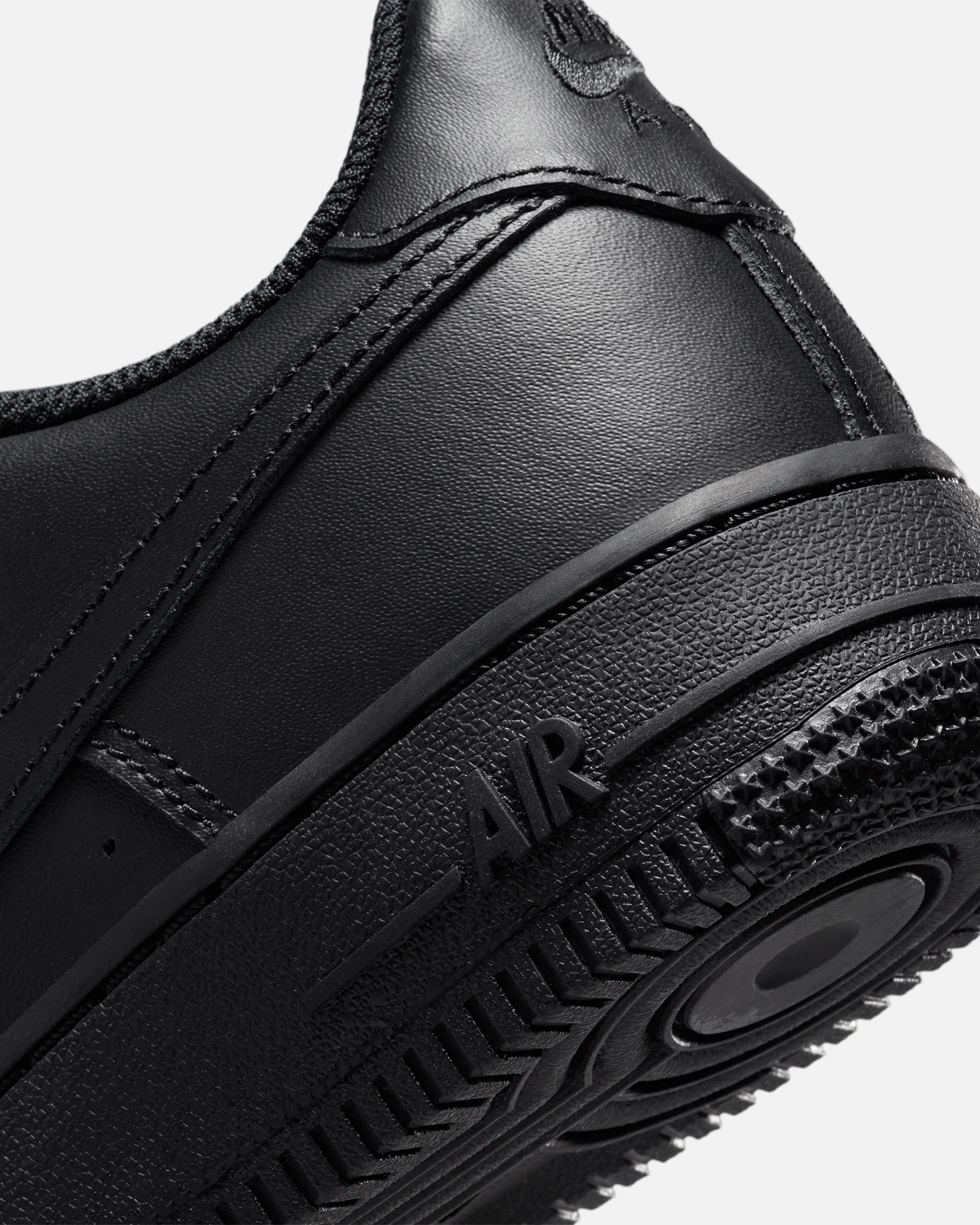Nike Kids' Air Force 1 LE (GS) Black/Black - Image 8