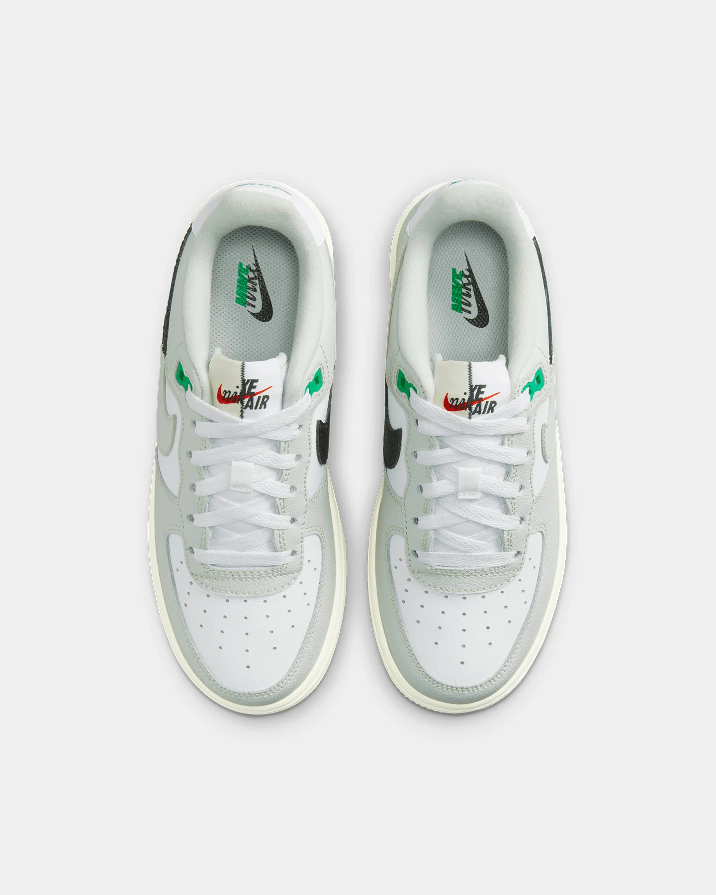 Nike Kids' Air Force 1 LV8 2 (GS) Light Silver/Black - Image 7