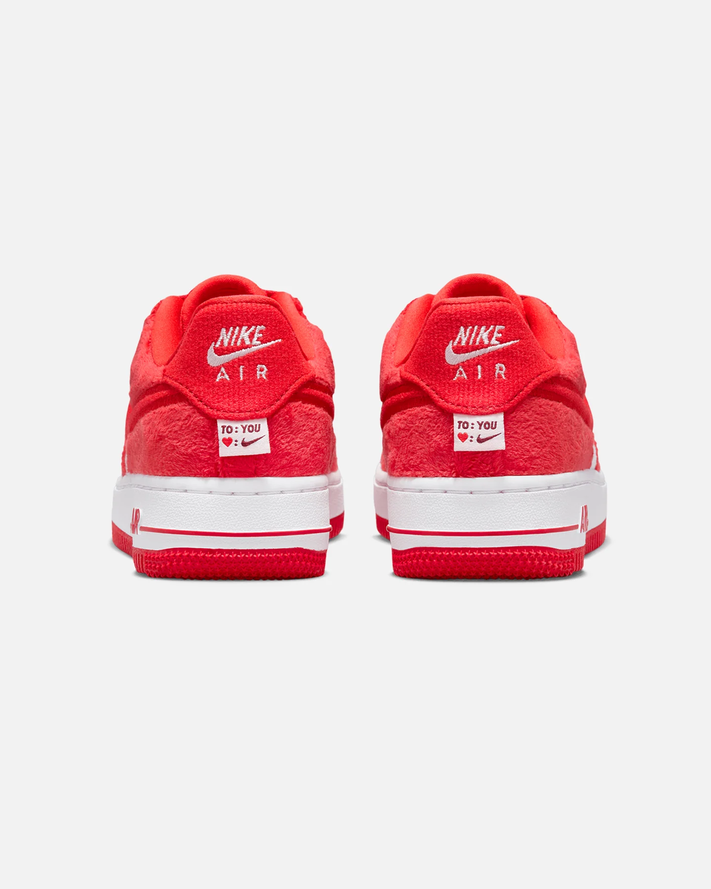 Nike Kids' Air Force 1 "Valentine's Day" (GS) Fire Red - Image 3