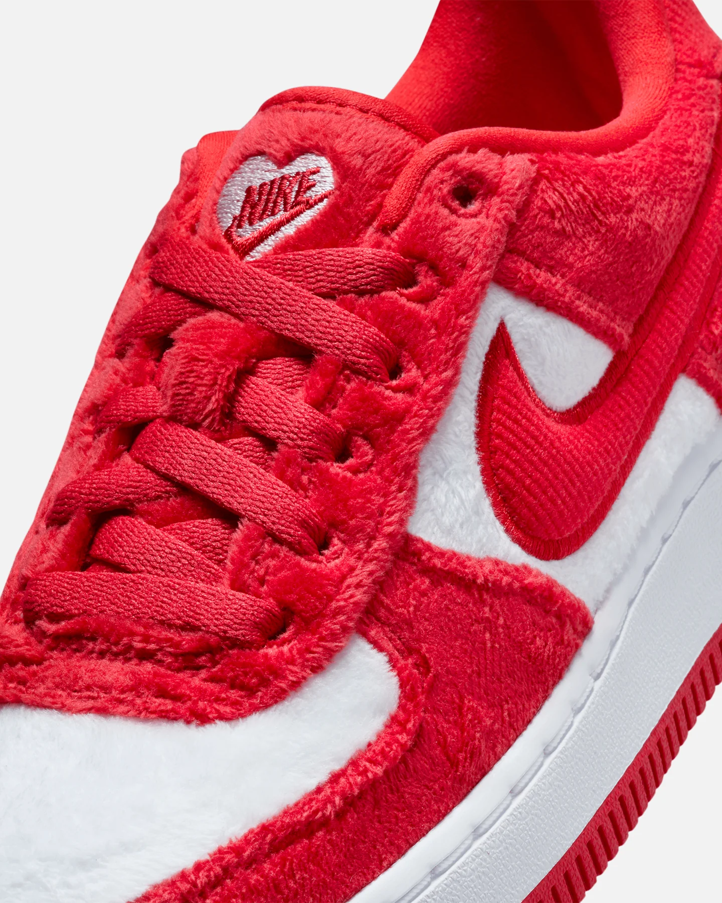 Nike Kids' Air Force 1 "Valentine's Day" (GS) Fire Red - Image 6