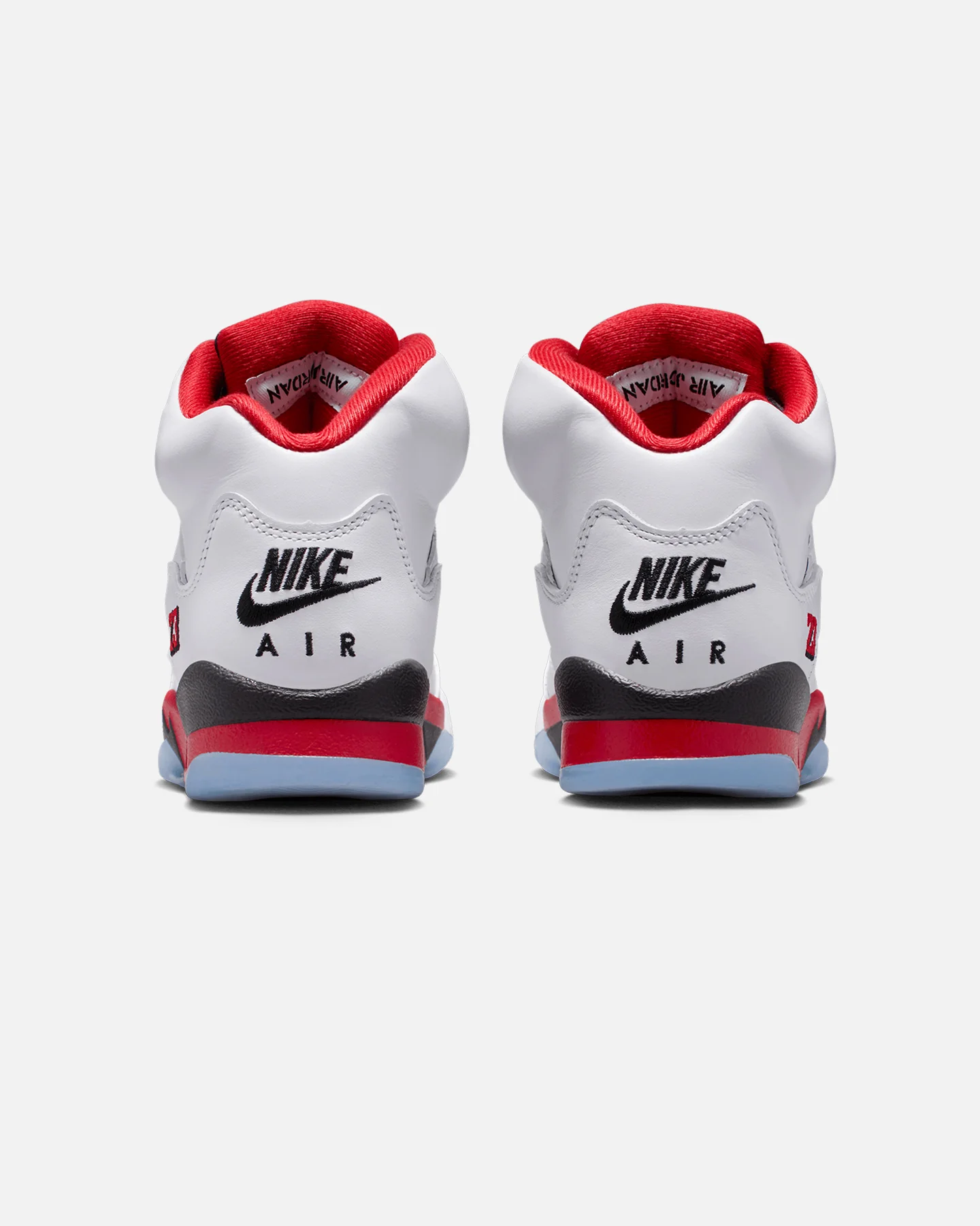 Nike Kids' Air Jordan 5 Retro OG "Fire Red" (GS) White/Fire Red - Image 3