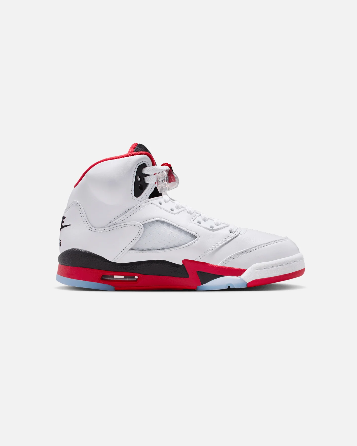 Nike Kids' Air Jordan 5 Retro OG "Fire Red" (GS) White/Fire Red - Image 4