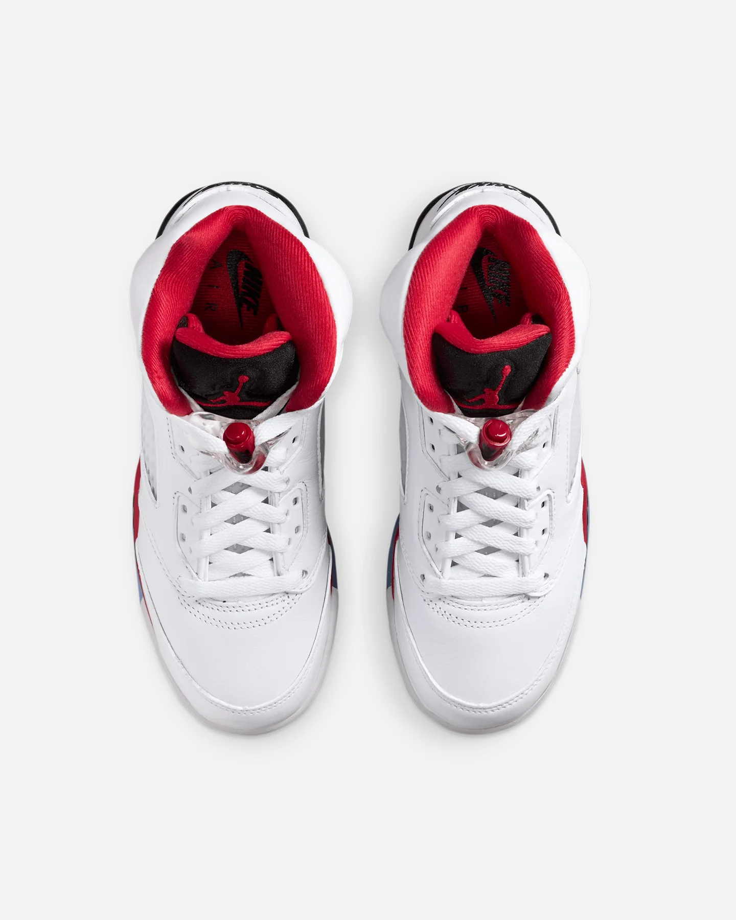 Nike Kids' Air Jordan 5 Retro OG "Fire Red" (GS) White/Fire Red - Image 7