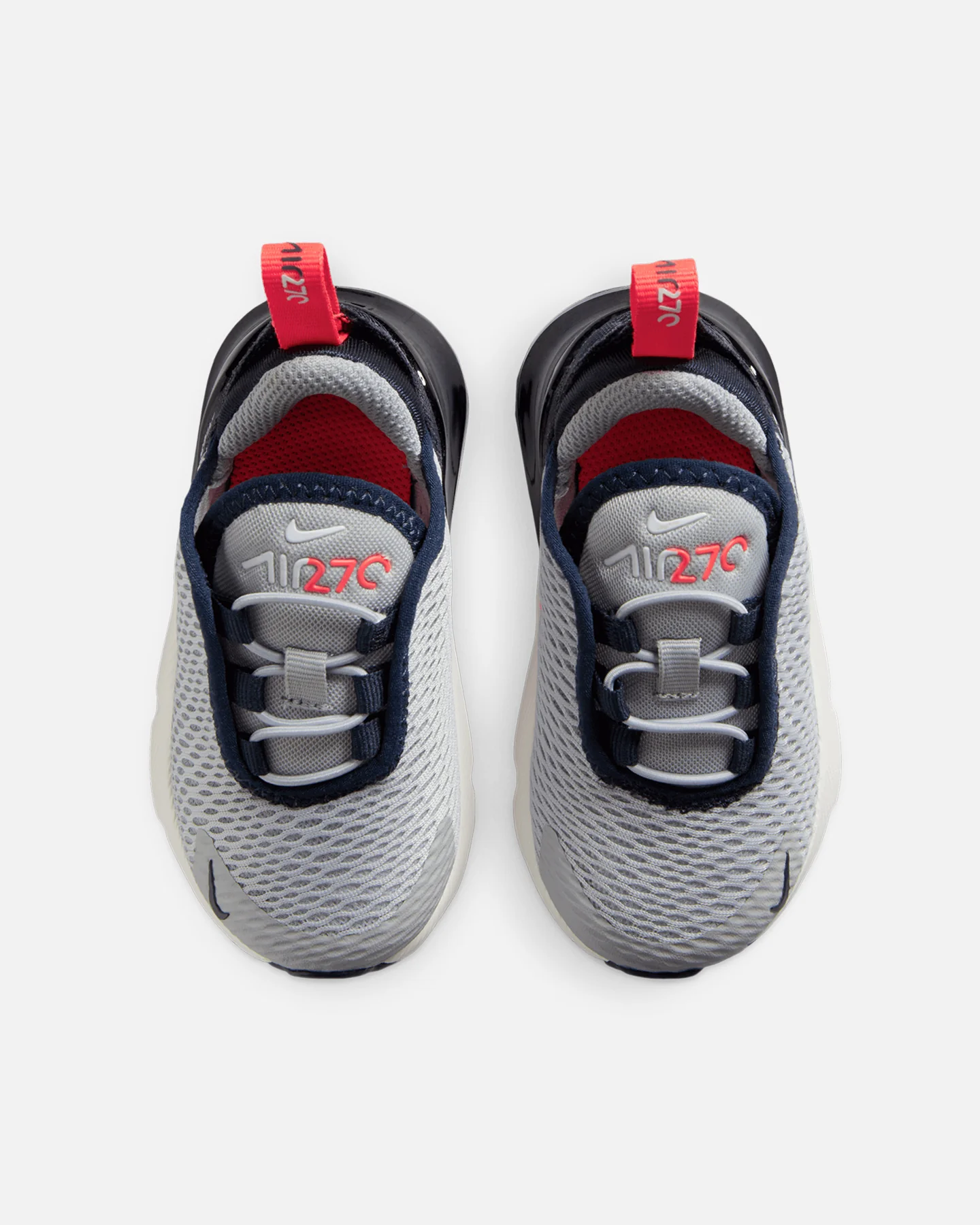 Nike Kids' Air Max 270 BT (TD) Light Smoke Grey/Black - Image 7