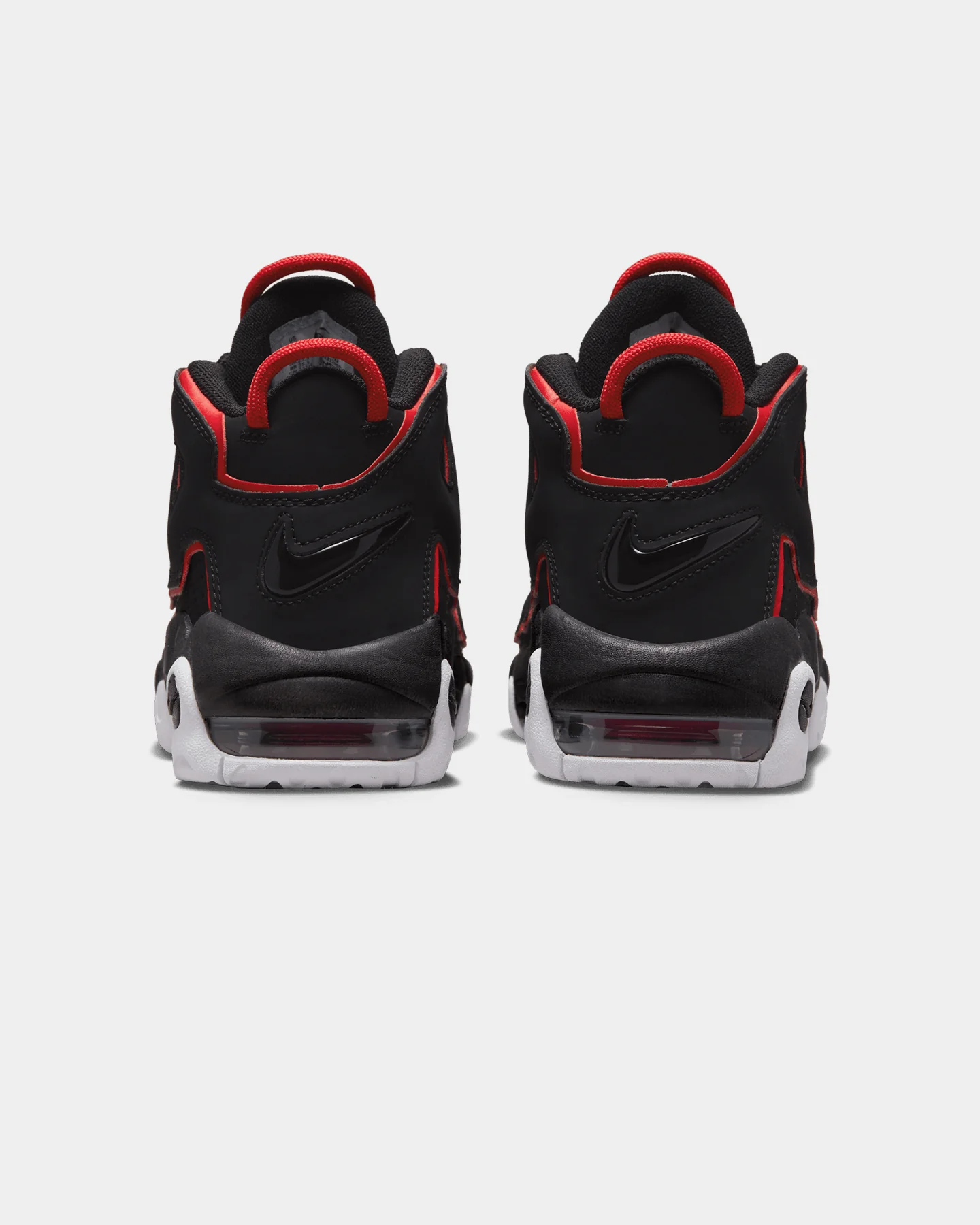Nike Kids' Air More Uptempo (GS) Black/White-University Red - Image 3