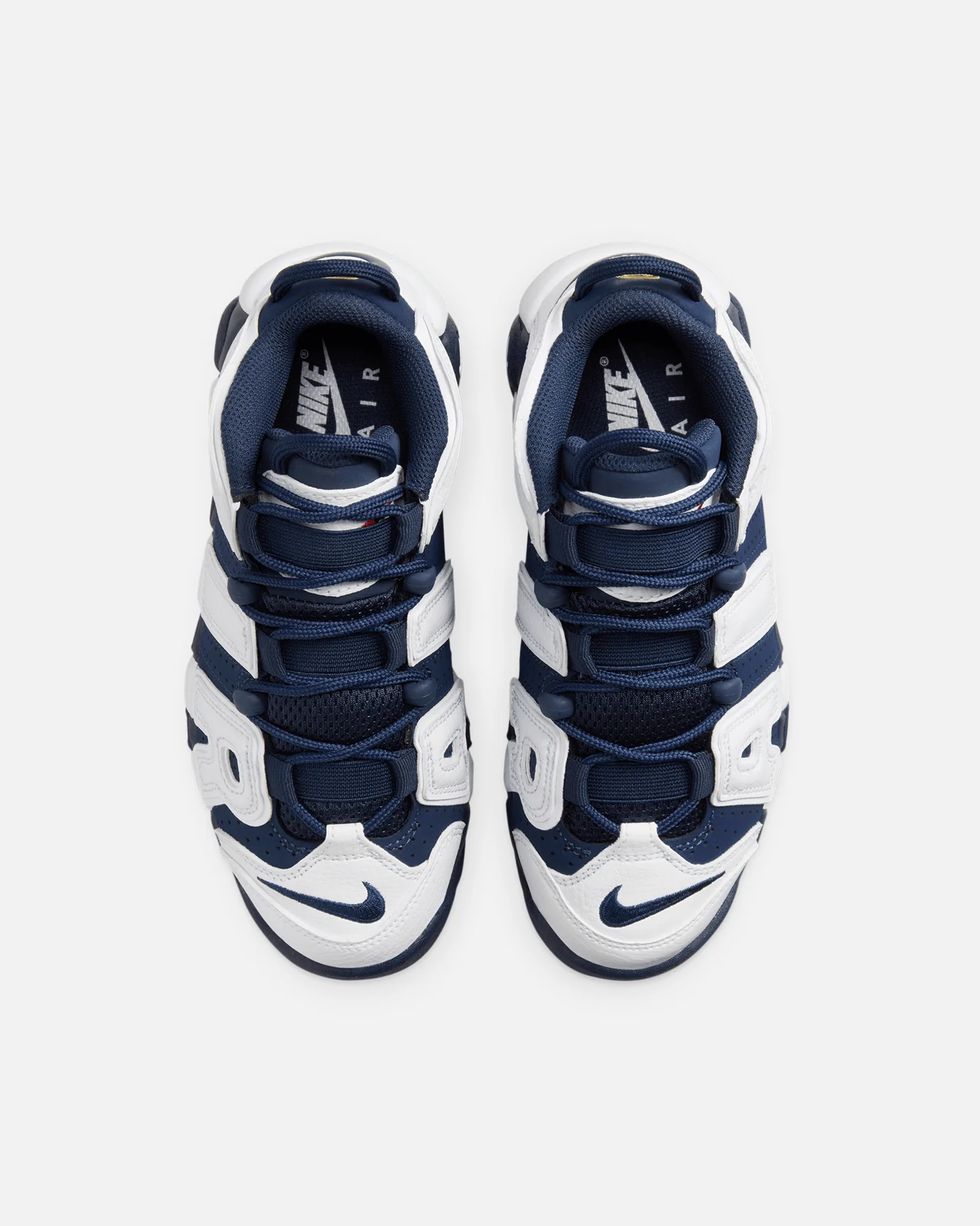 Nike Kids' Air More Uptempo (GS) White/Midnight - Image 7