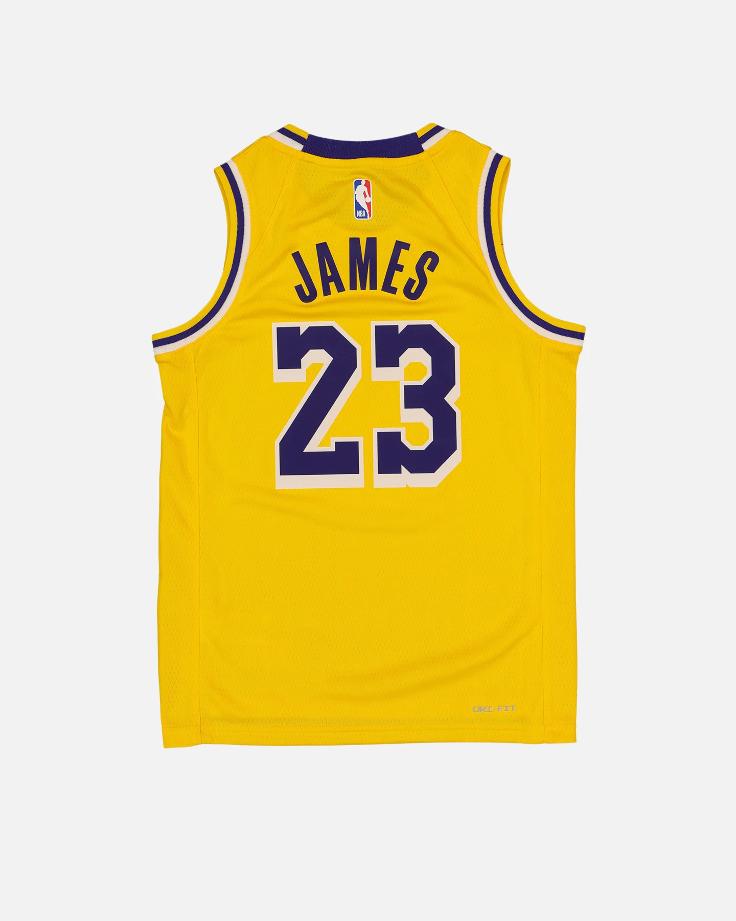 Nike Kids' Los Angeles Lakers Lebron James Swingman Jersey Amarillo - Image 4