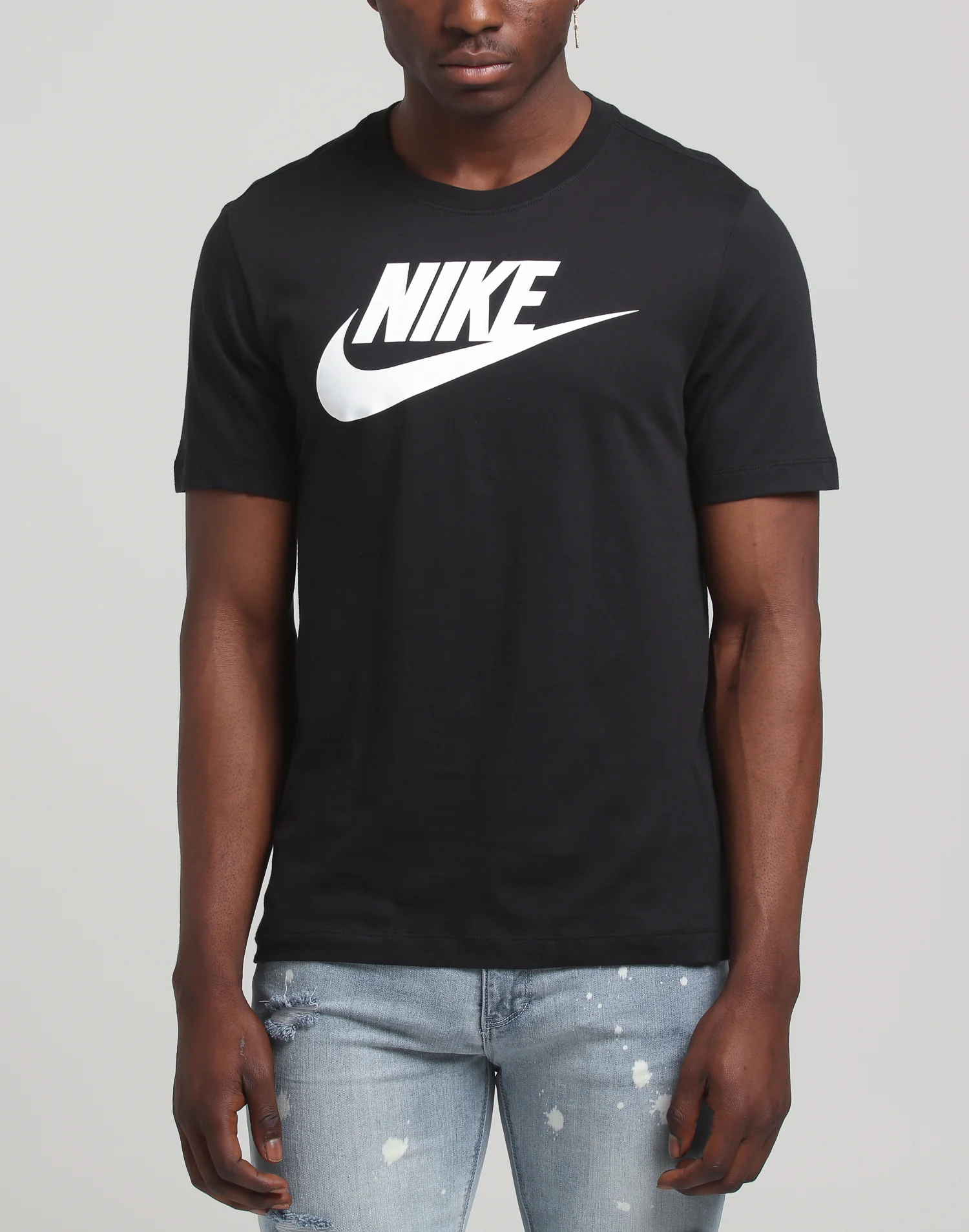 Nike Sports Wear SS Tee Black/White - Image 5