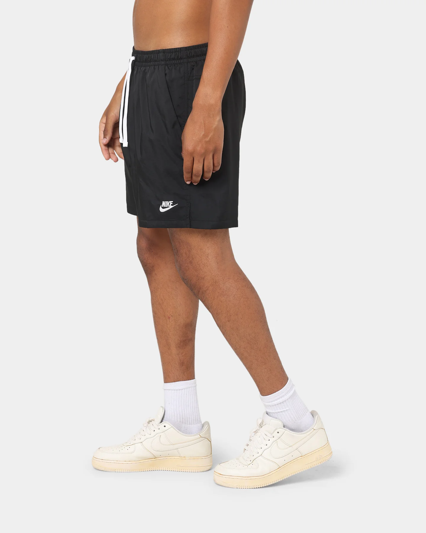Nike Nike Sportswear Woven Lined Shorts Black/White - Image 6