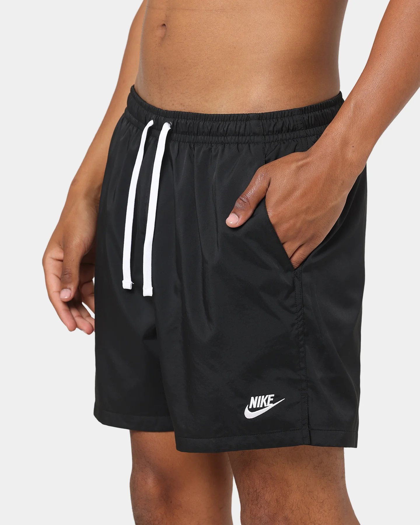 Nike Nike Sportswear Woven Lined Shorts Black/White - Image 7