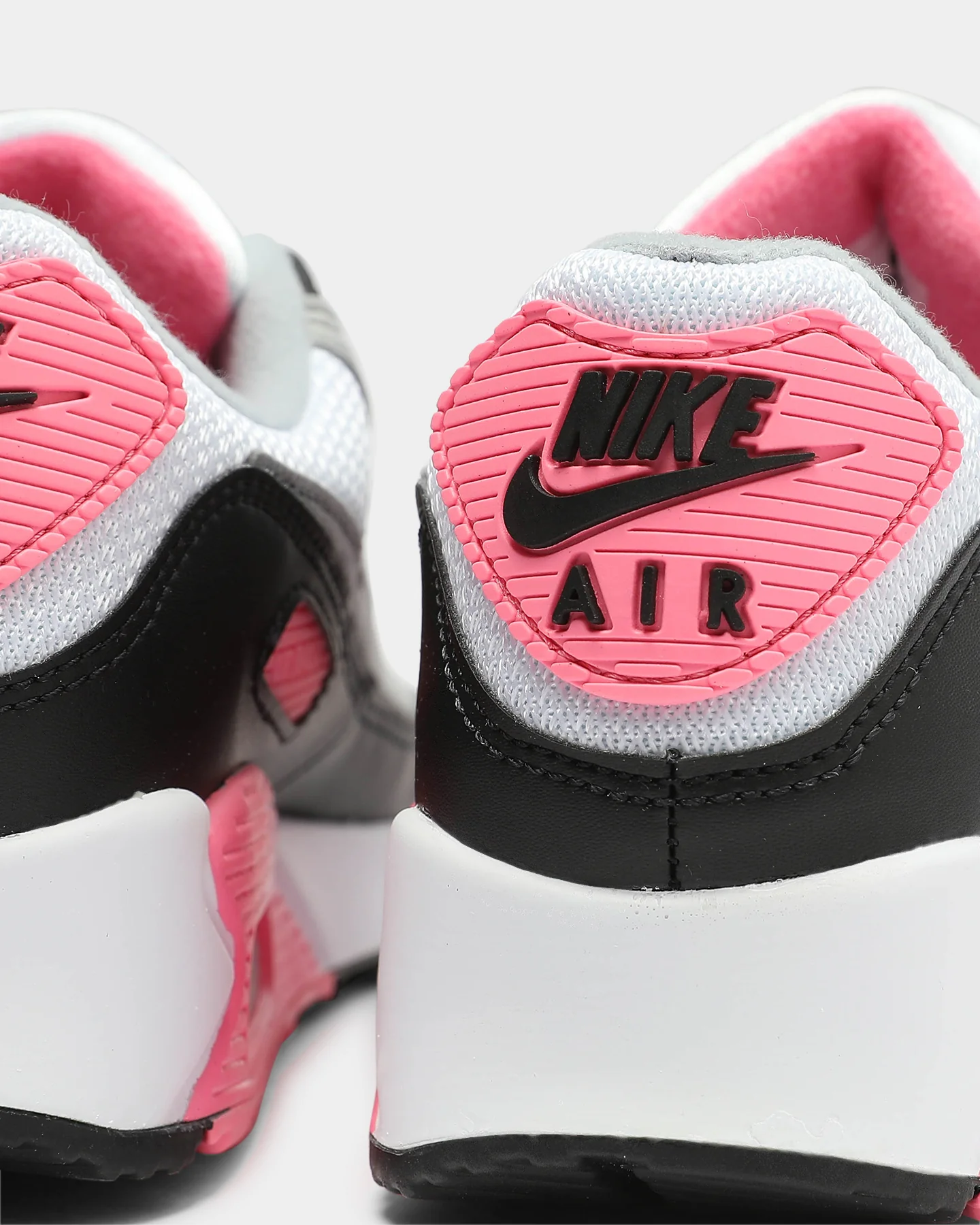 Nike Women's Air Max 90 White/Grey/Rose - Image 8