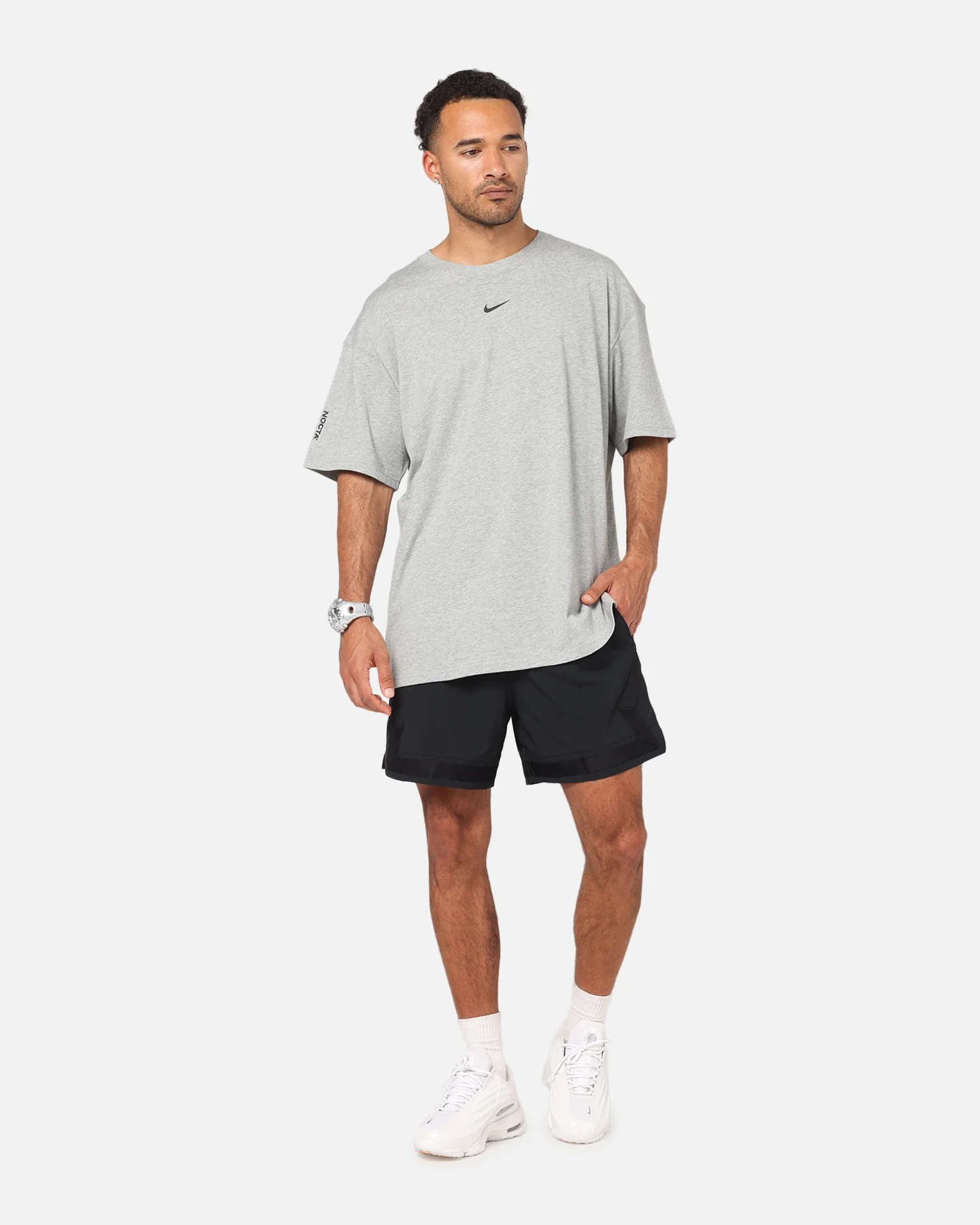 Nike Nocta CS T-Shirt Dark Grey Heather - Image 3
