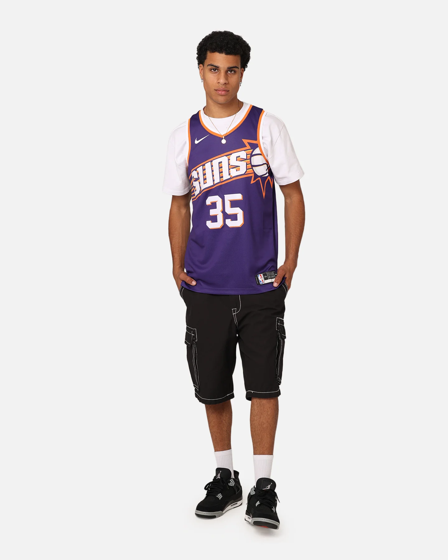 Nike Phoenix Suns Kevin Durant Dri-FIT Swingman Jersey New Orchid - Image 3