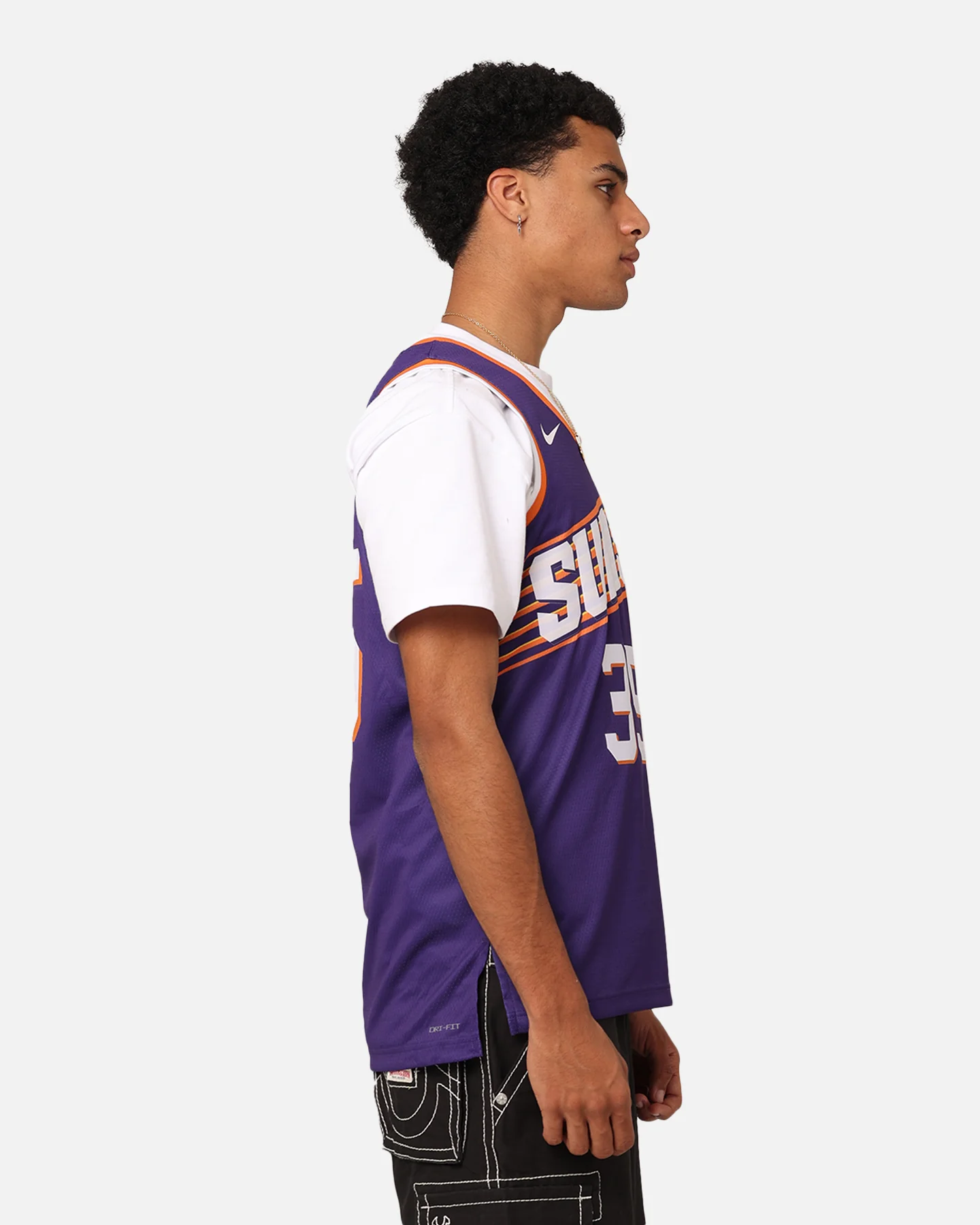 Nike Phoenix Suns Kevin Durant Dri-FIT Swingman Jersey New Orchid - Image 6