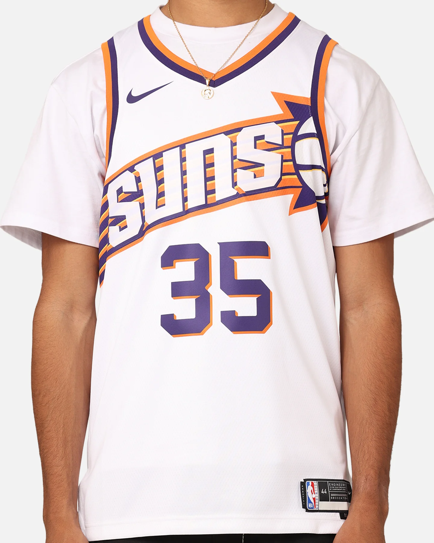 Nike Phoenix Suns Kevin Durant Dri-FIT Swingman Jersey White - Image 4