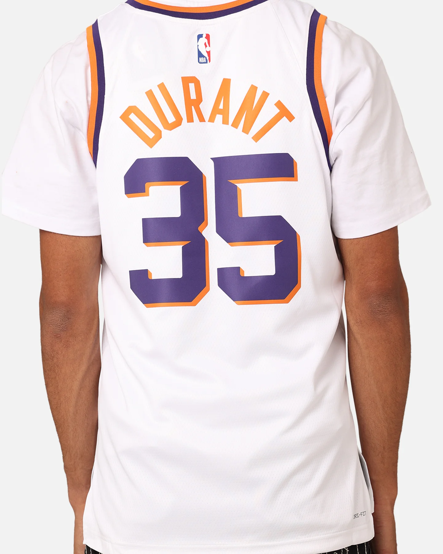Nike Phoenix Suns Kevin Durant Dri-FIT Swingman Jersey White - Image 5