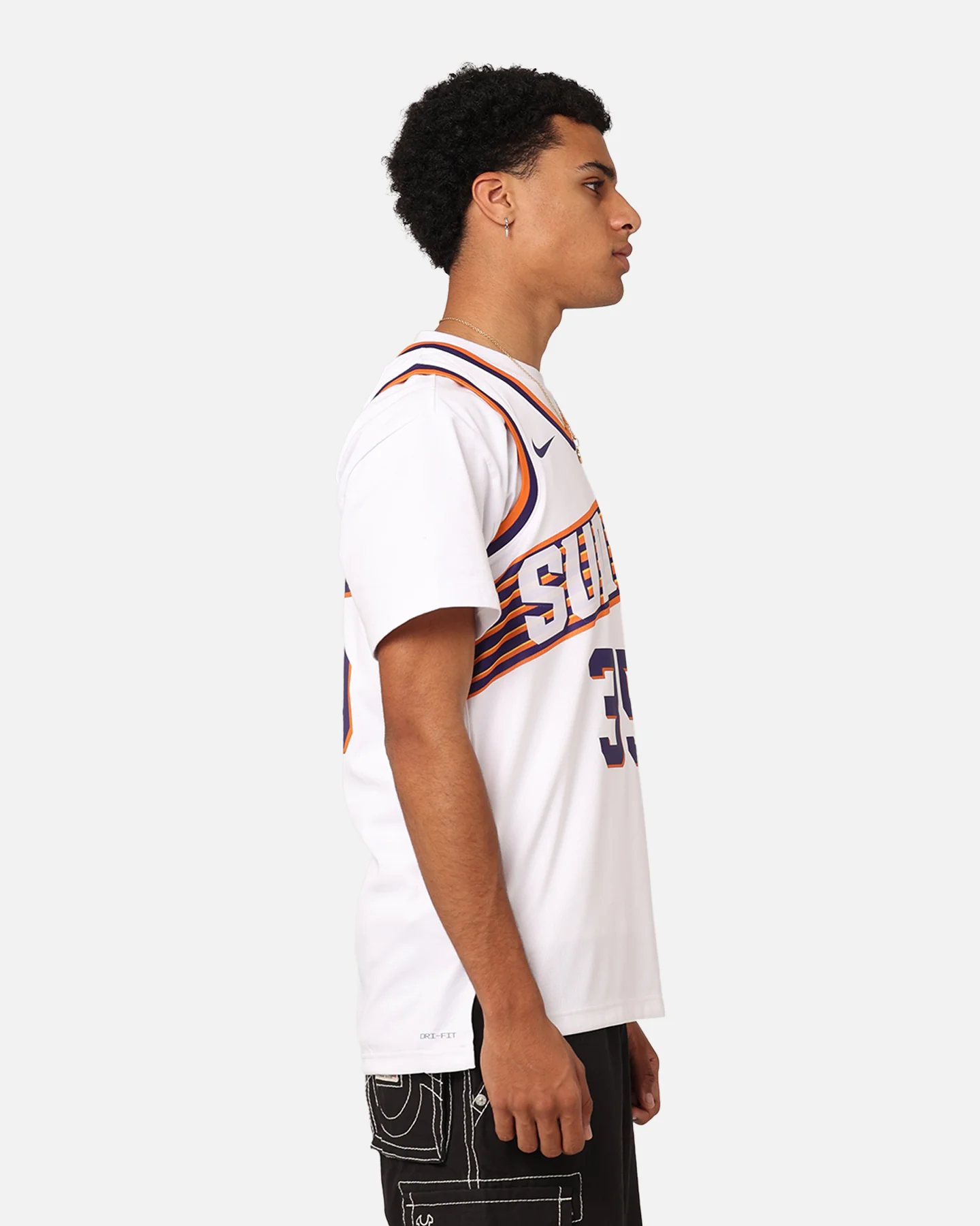 Nike Phoenix Suns Kevin Durant Dri-FIT Swingman Jersey White - Image 6