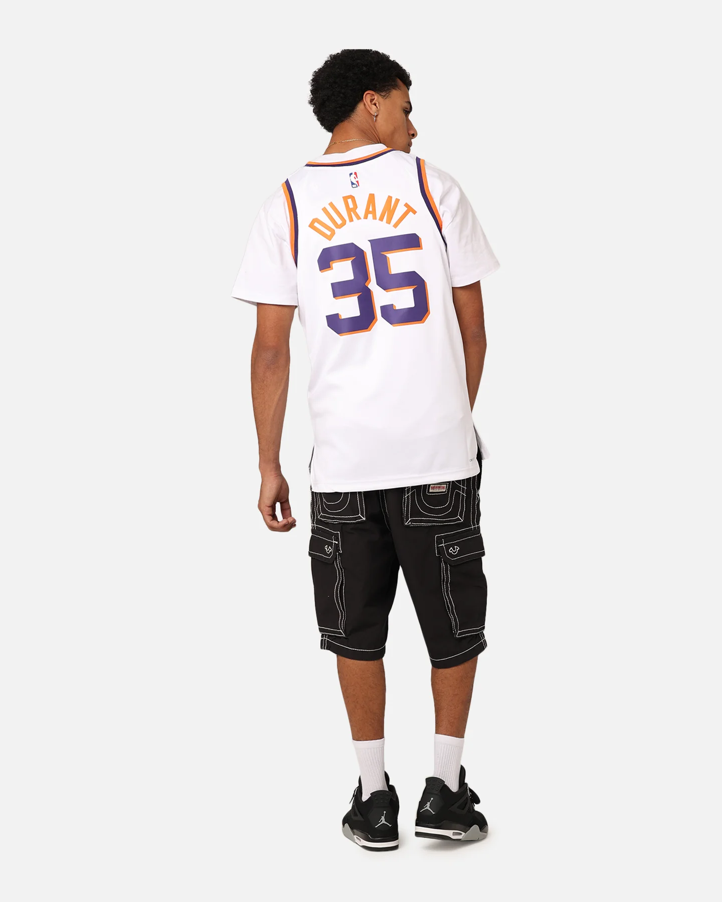 Nike Phoenix Suns Kevin Durant Dri-FIT Swingman Jersey White - Image 8