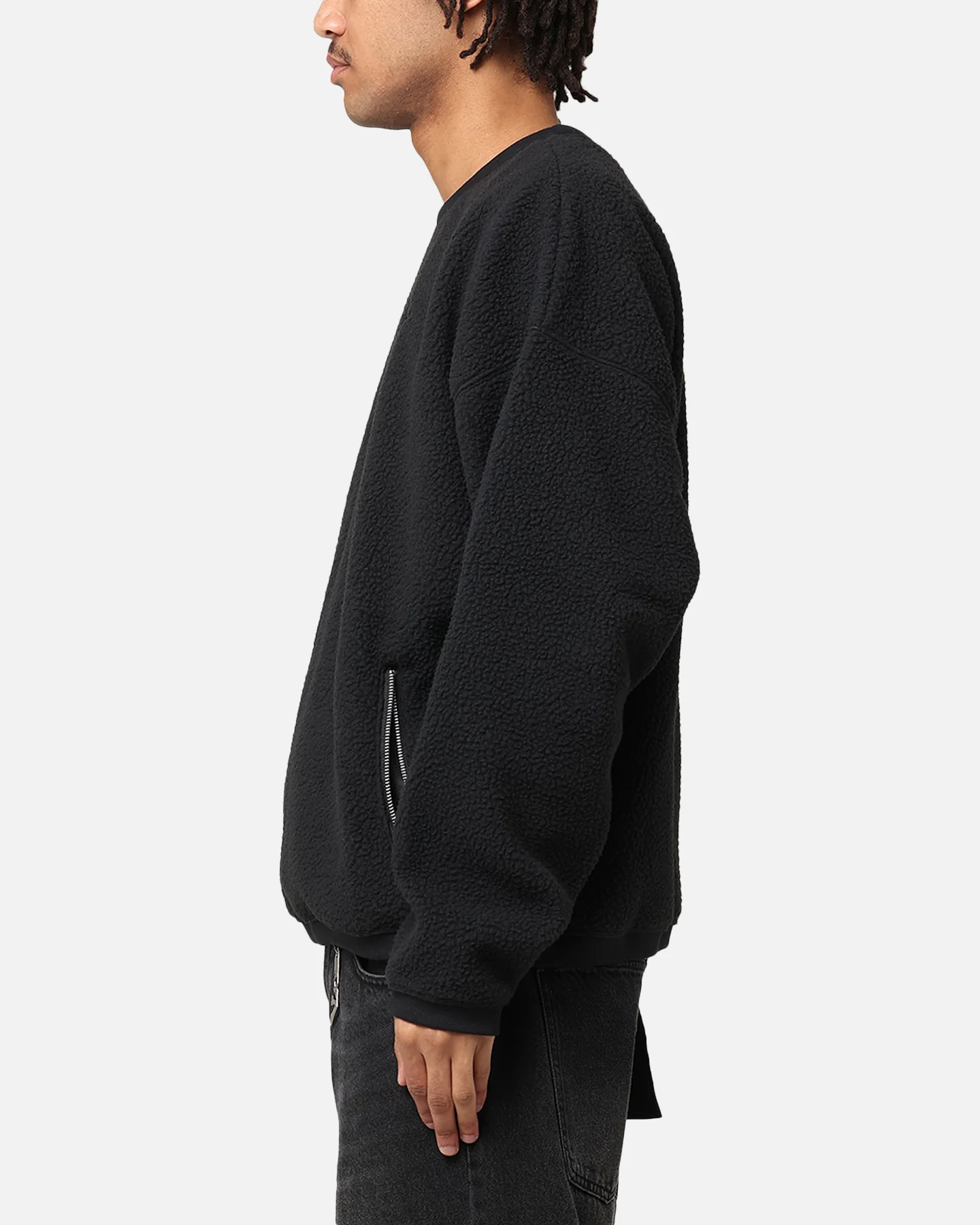 Nike Sherpa Winter Crewneck Black/Anthracit - Image 5