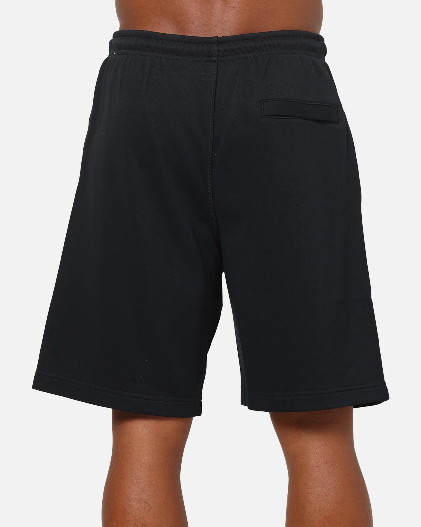 Nike Sportswear Club Essential French Terry Shorts Black/Safety Orange - Image 8