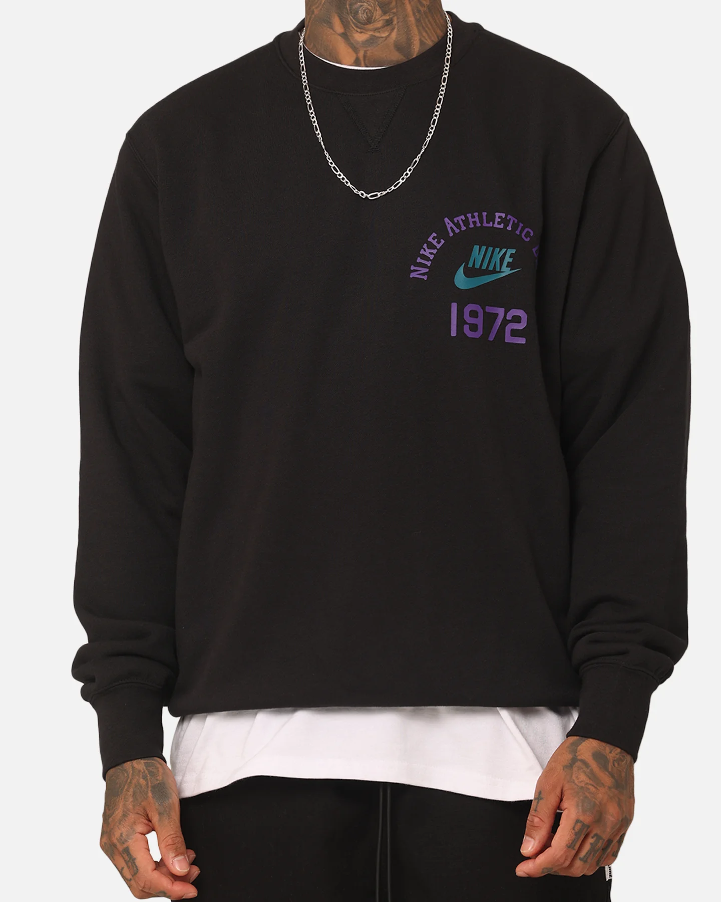 Nike Sportswear Club Fleece Crewneck Black - Image 3