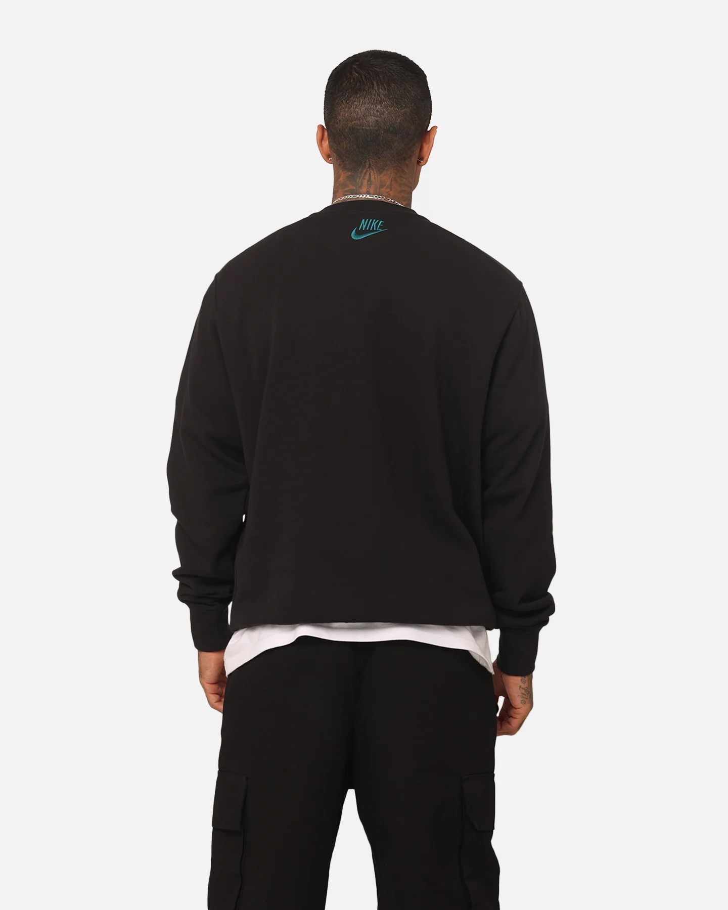 Nike Sportswear Club Fleece Crewneck Black - Image 4