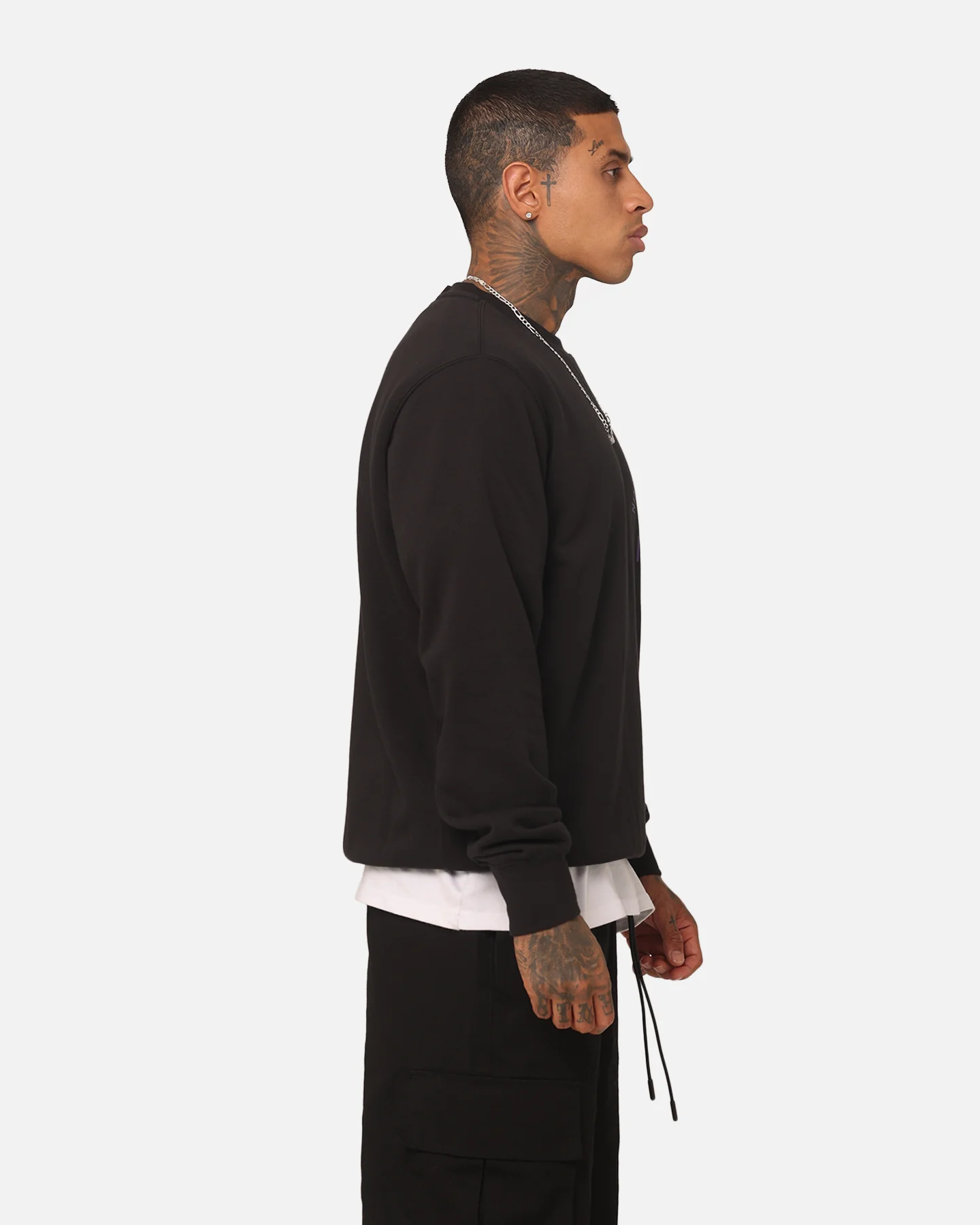 Nike Sportswear Club Fleece Crewneck Black - Image 5