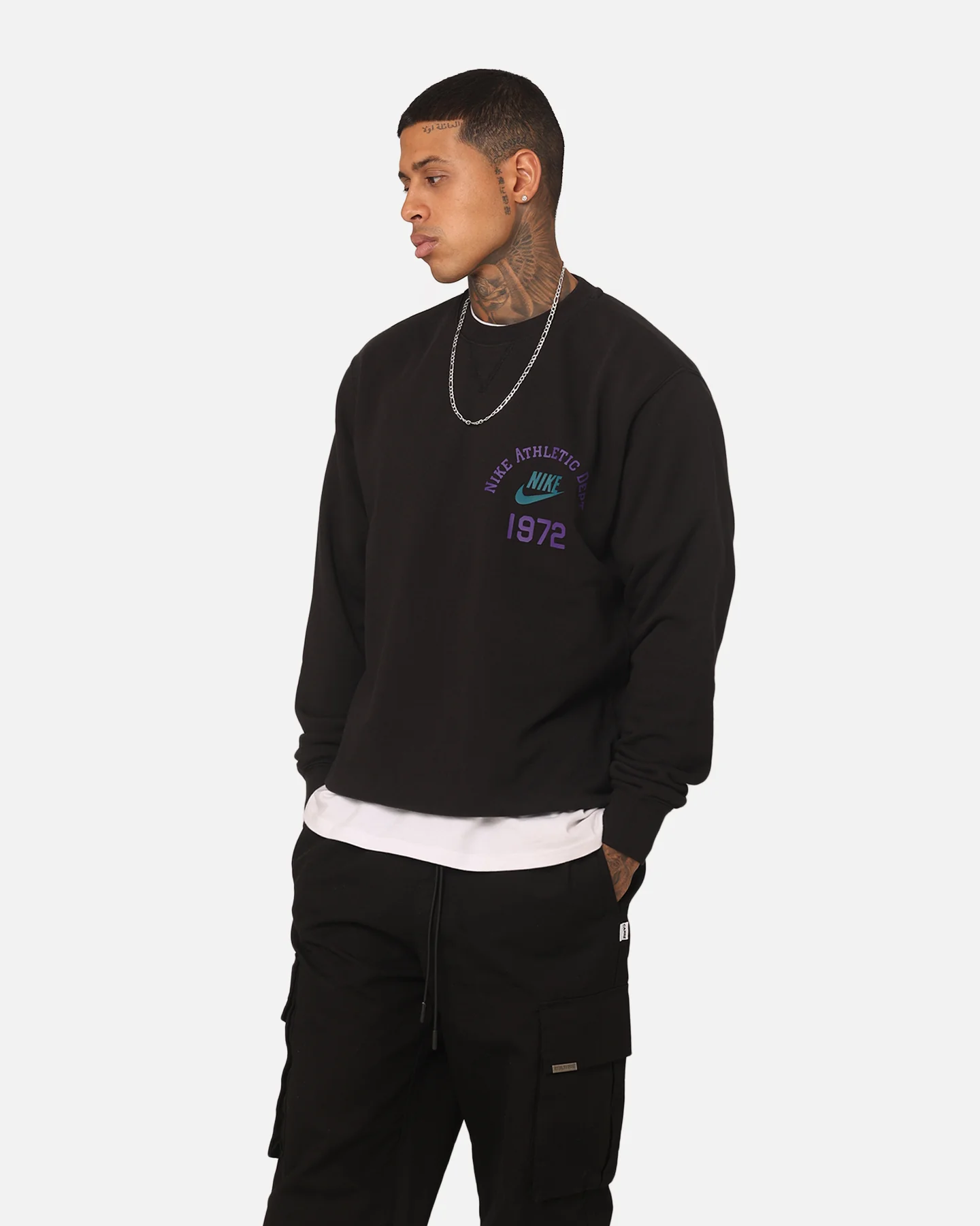 Nike Sportswear Club Fleece Crewneck Black - Image 6