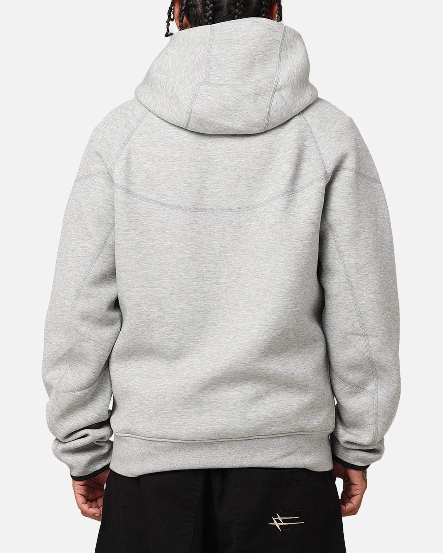 Nike Sportswear Tech Fleece Windrunner Jacket Dark Grey Heather - Image 3