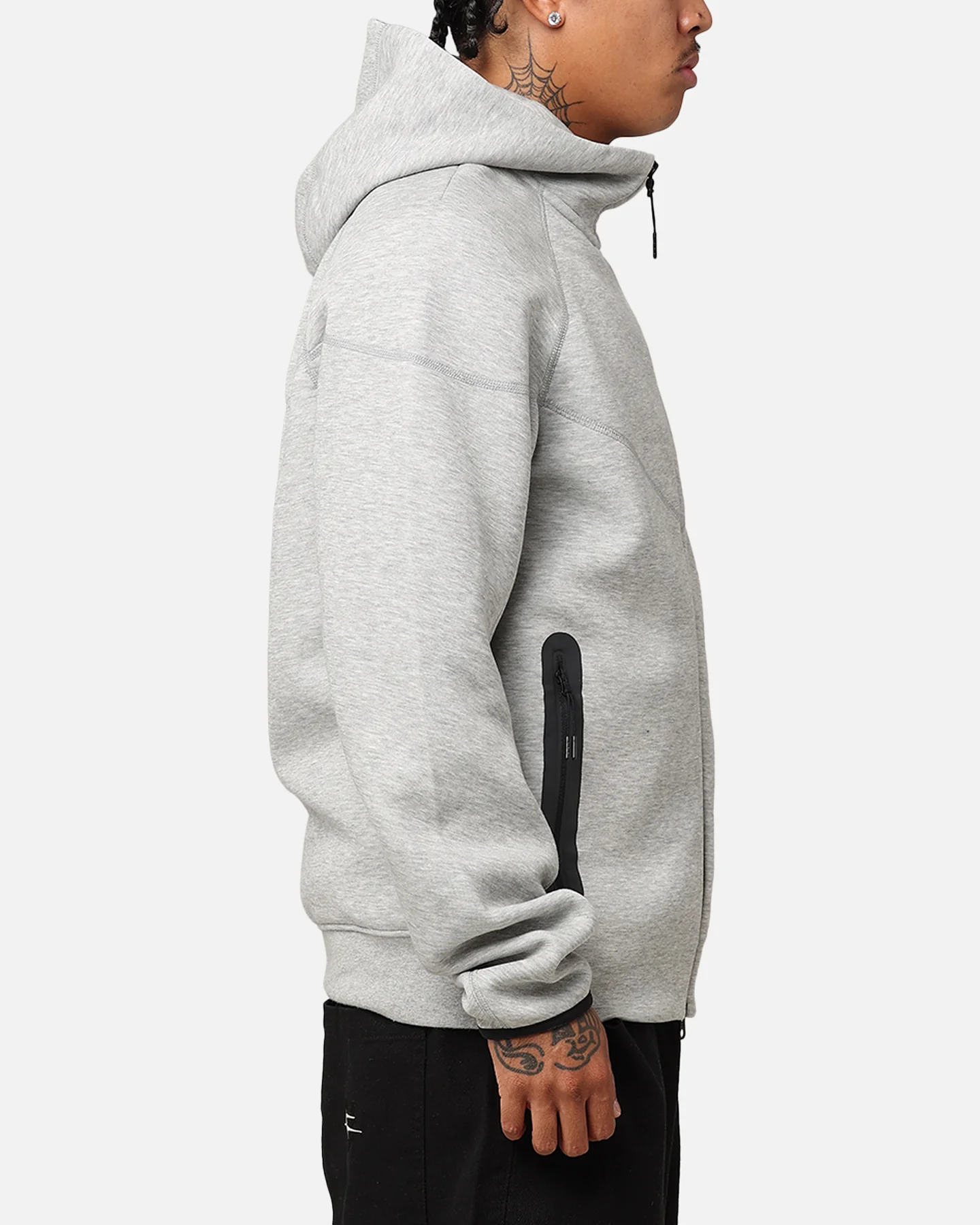 Nike Sportswear Tech Fleece Windrunner Jacket Dark Grey Heather - Image 4
