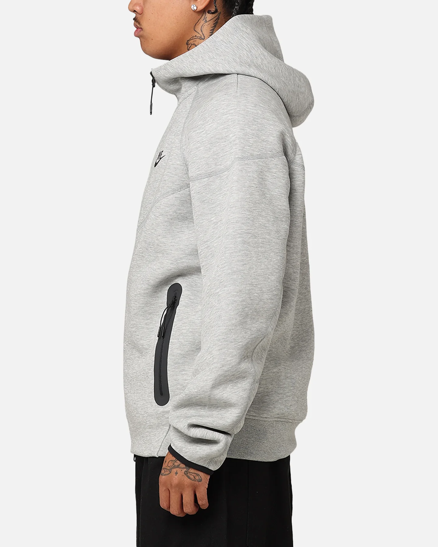 Nike Sportswear Tech Fleece Windrunner Jacket Dark Grey Heather - Image 5
