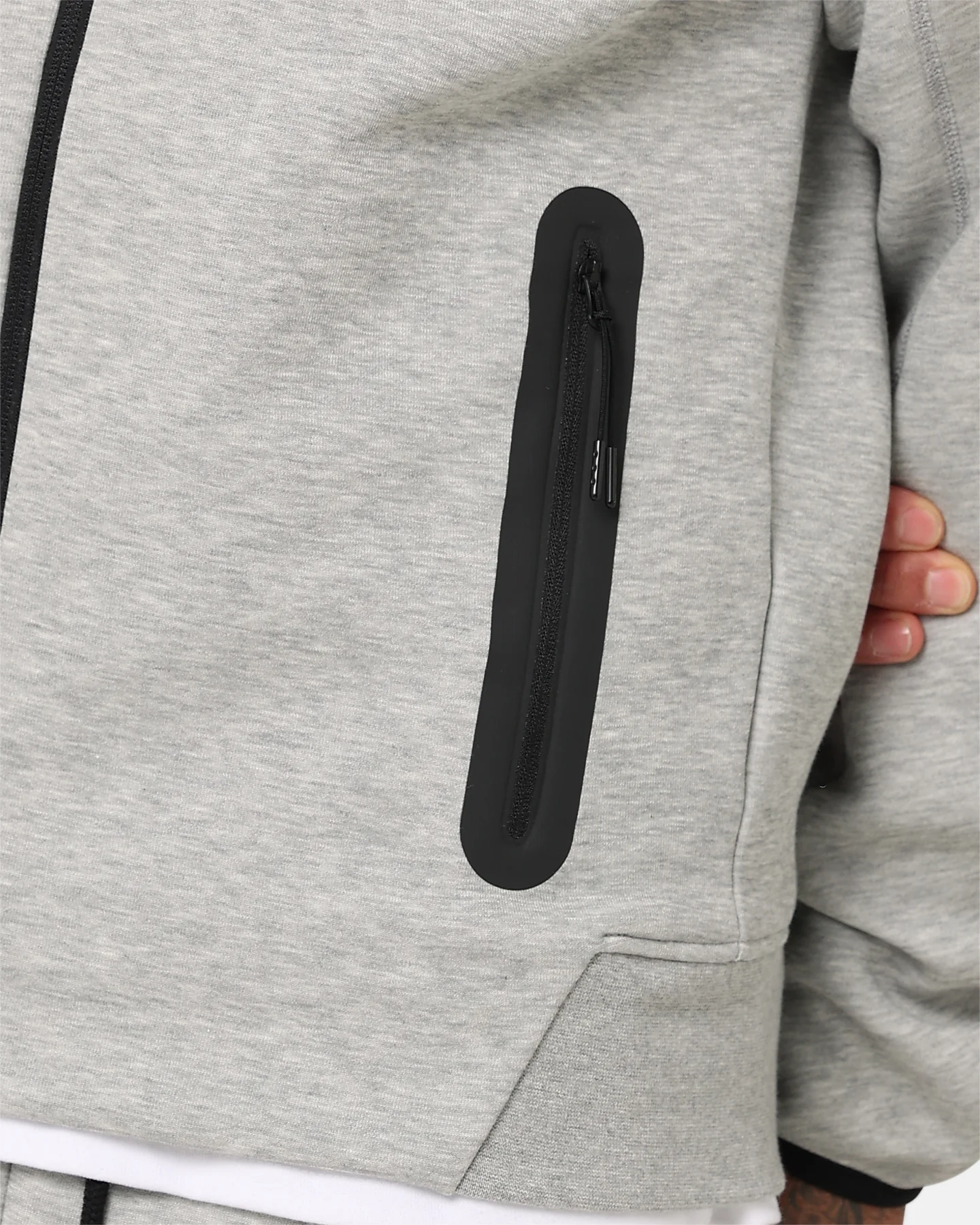 Nike Sportswear Tech Fleece Windrunner Jacket Dark Grey Heather - Image 7