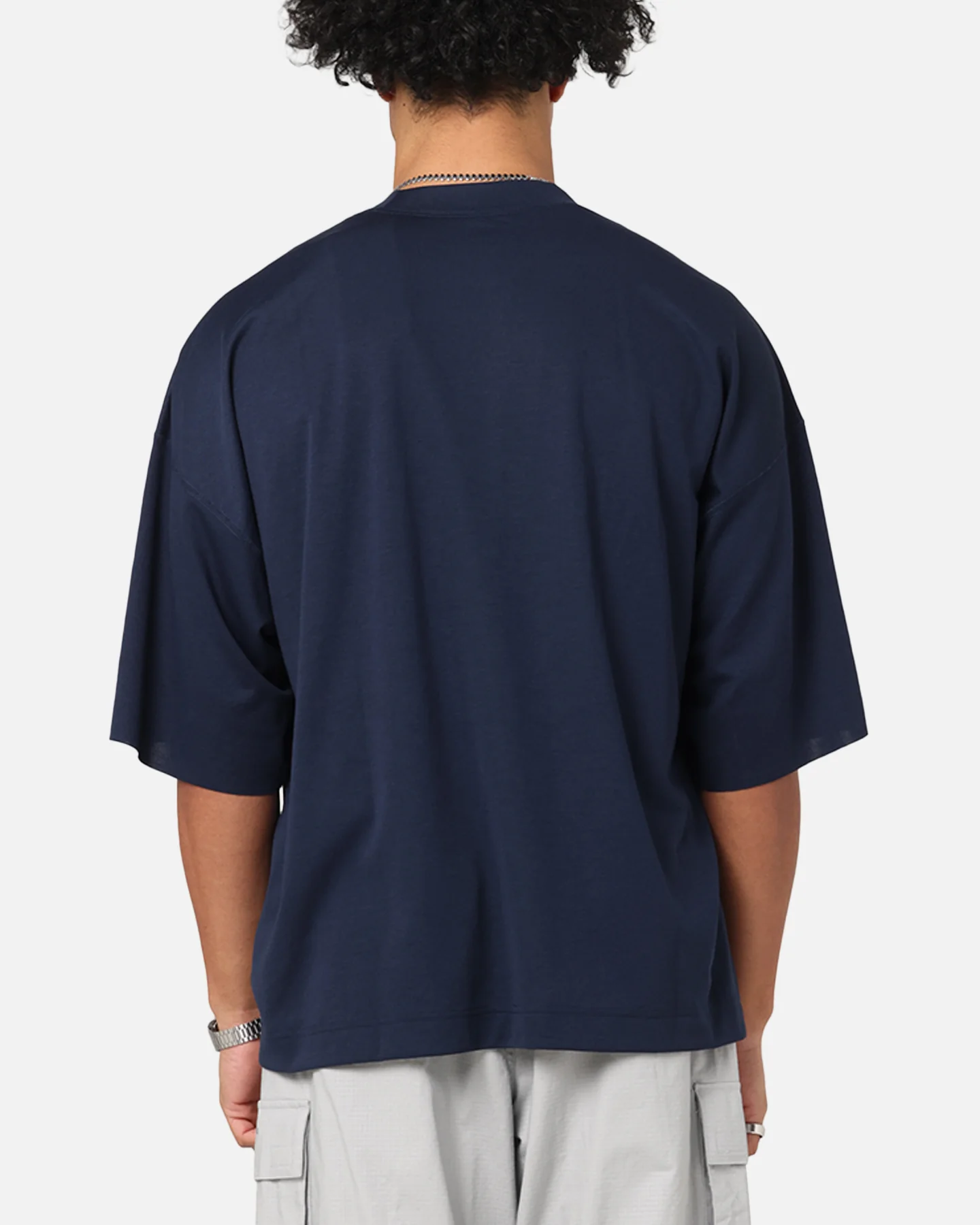 Nike Sportswear Tech Knit T-Shirt Obsidian/Black - Image 3