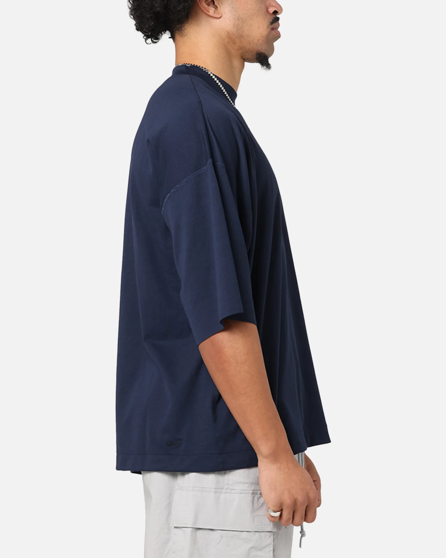 Nike Sportswear Tech Knit T-Shirt Obsidian/Black - Image 4