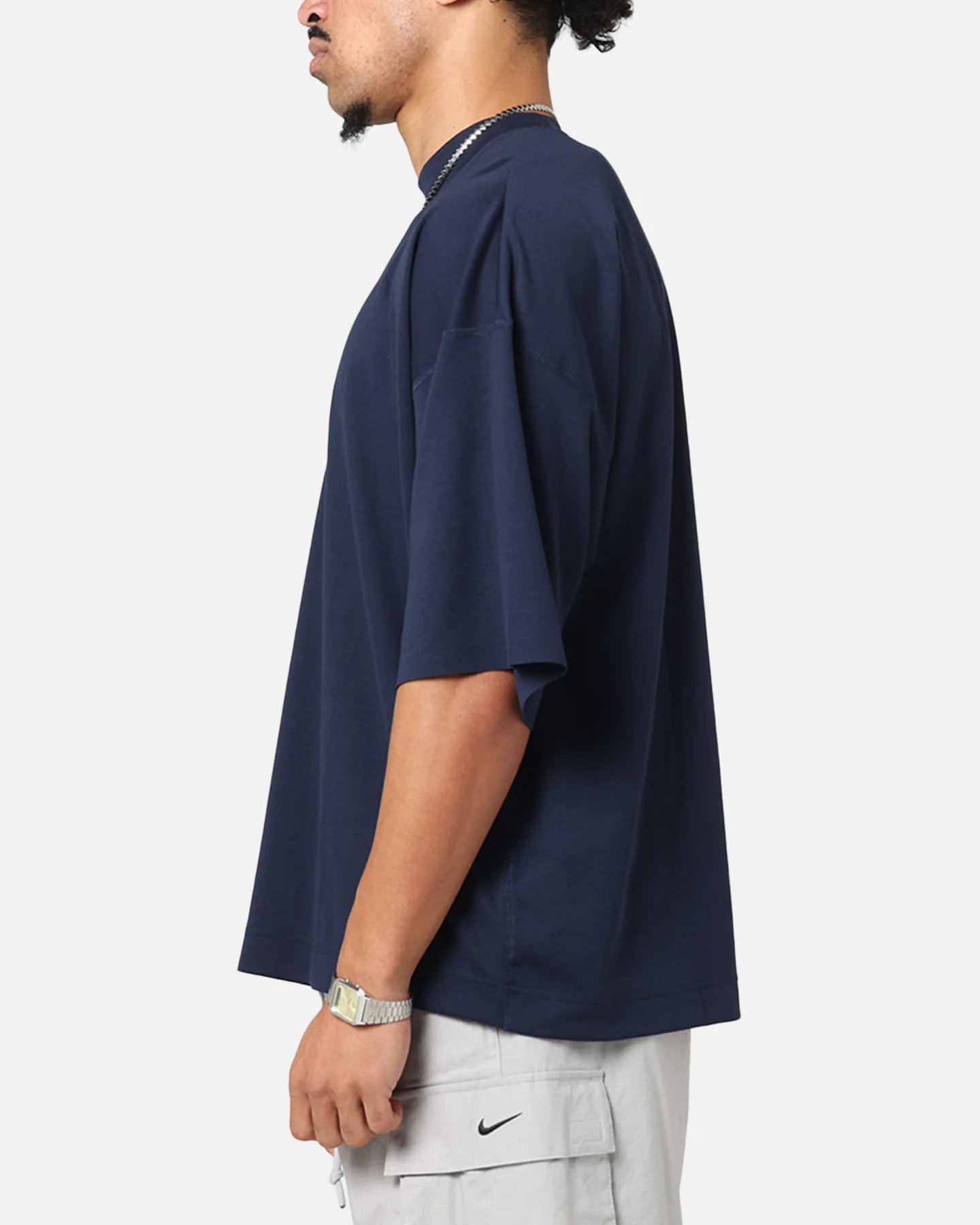 Nike Sportswear Tech Knit T-Shirt Obsidian/Black - Image 5