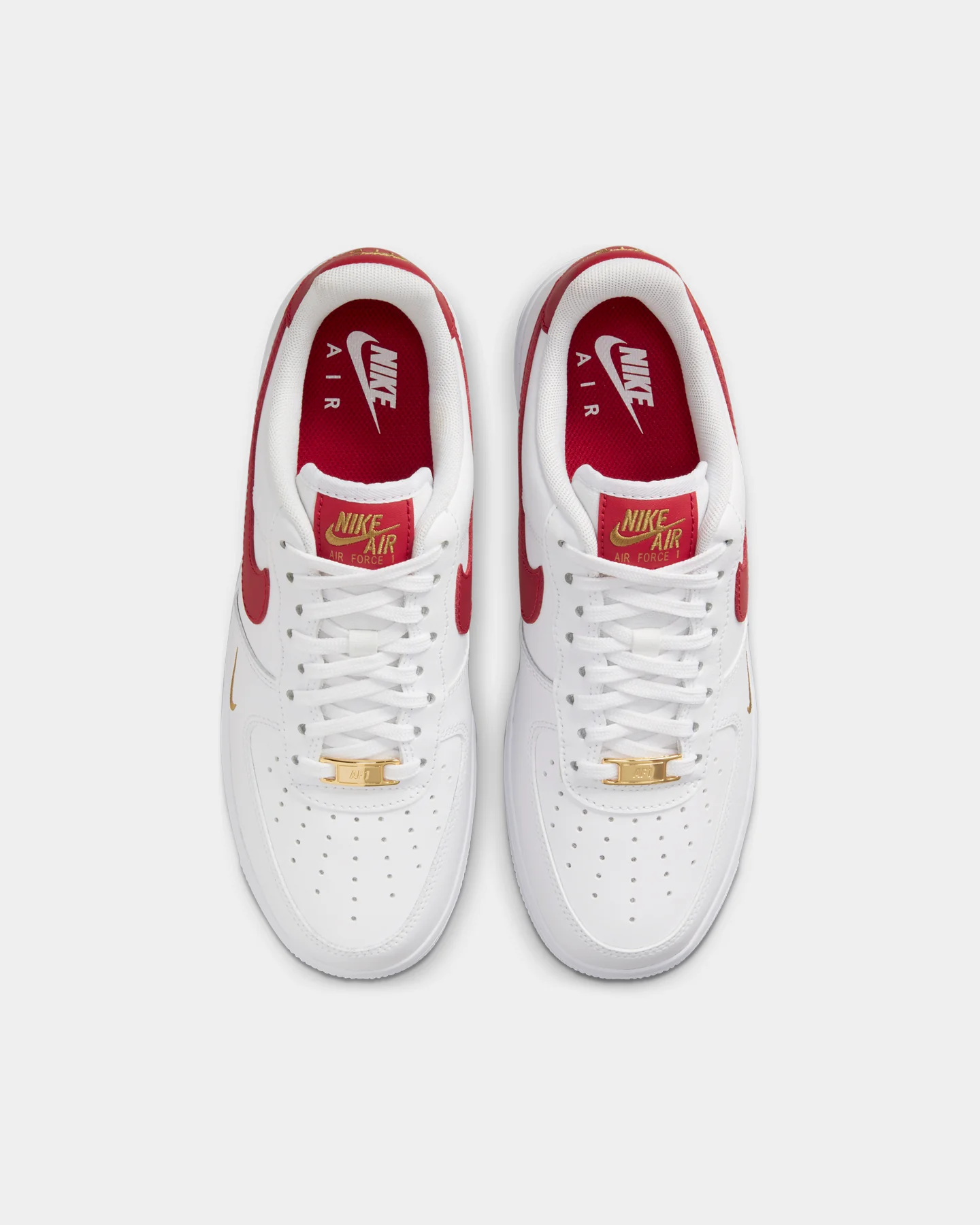 Nike Women's Air Force 1 '07 Essentials White/Gym Red - Image 7