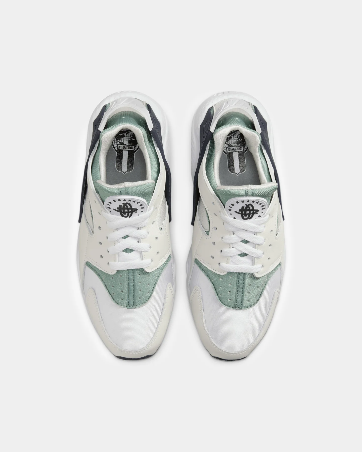 Nike Women's Air Huarache White/Obsidian - Image 6