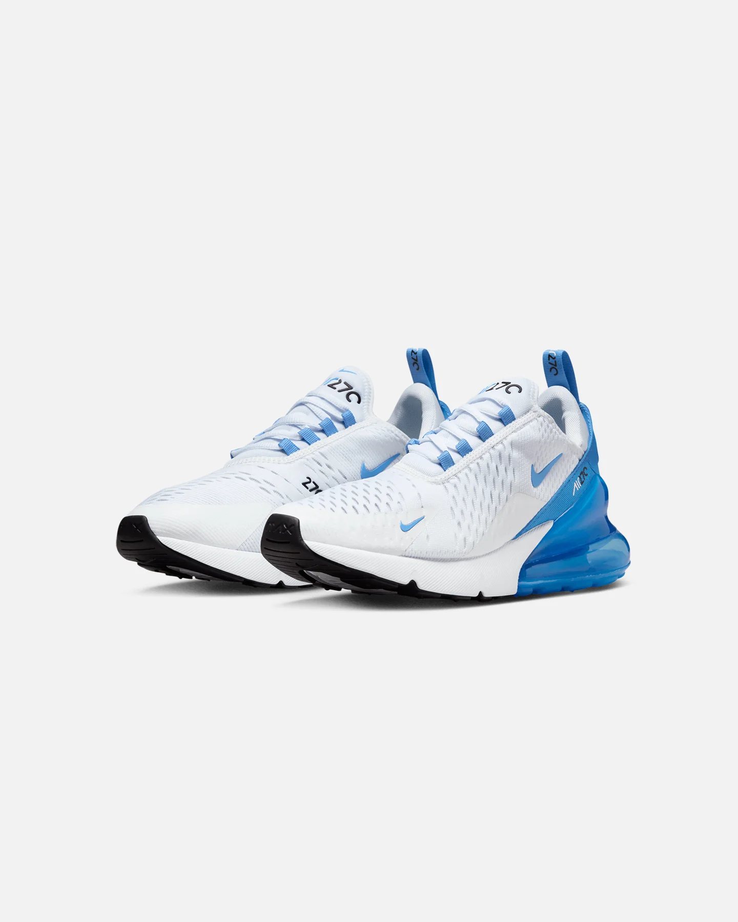 Nike Women's Air Max 270 White/Blue - Image 2