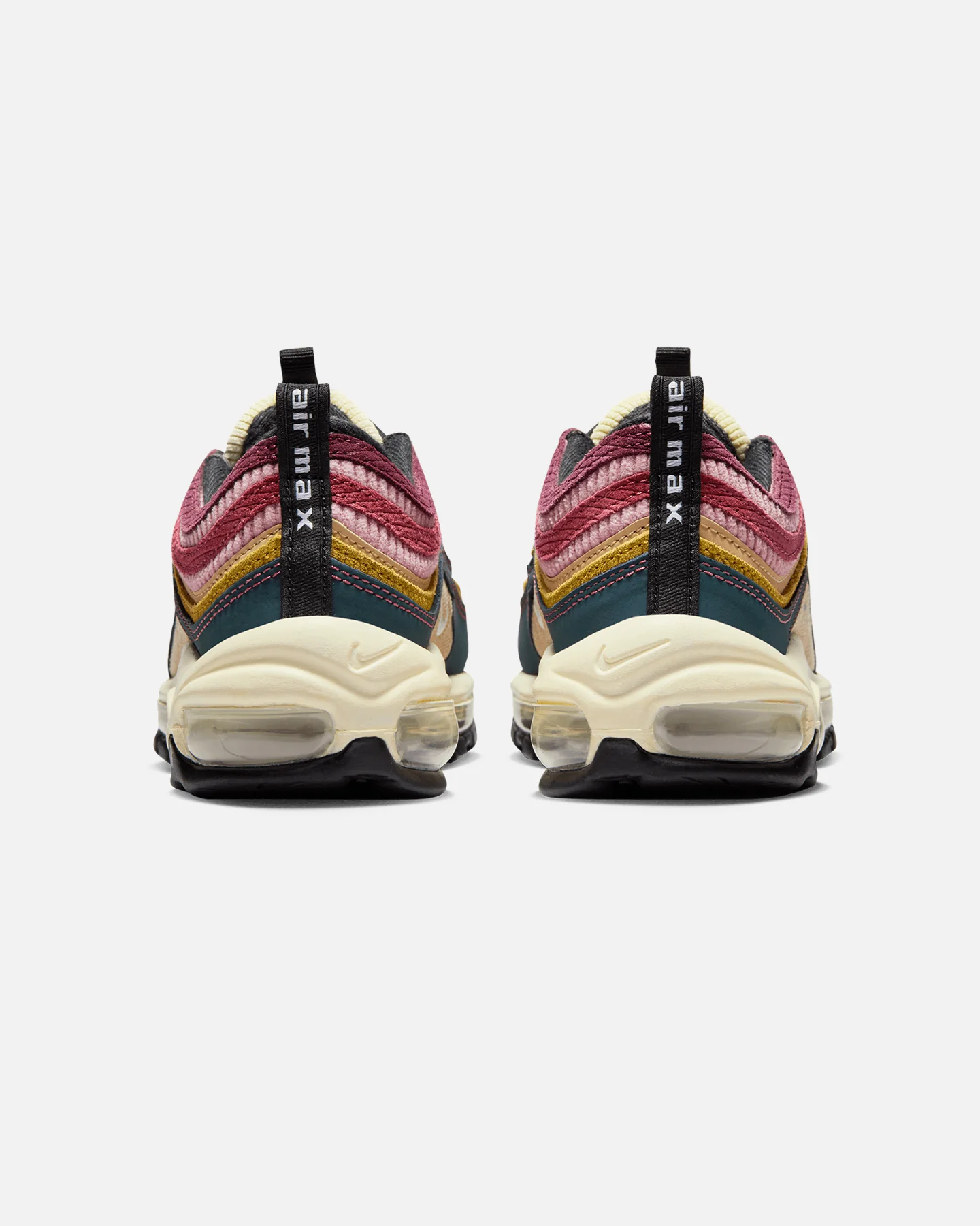 Nike Women's Air Max 97 "CordAiroy" Deep Jungle/White - Image 2